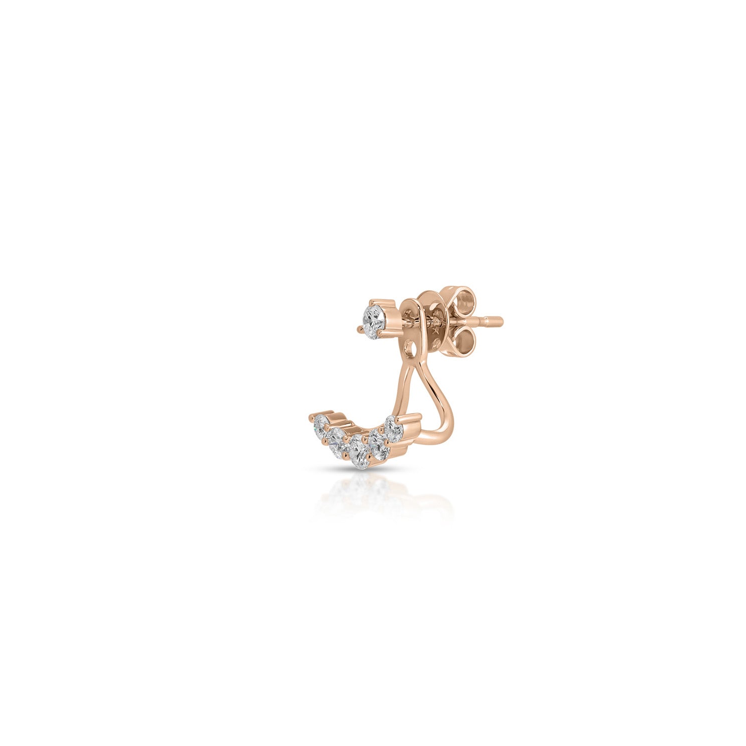 Graduated Diamond Ear Jackets