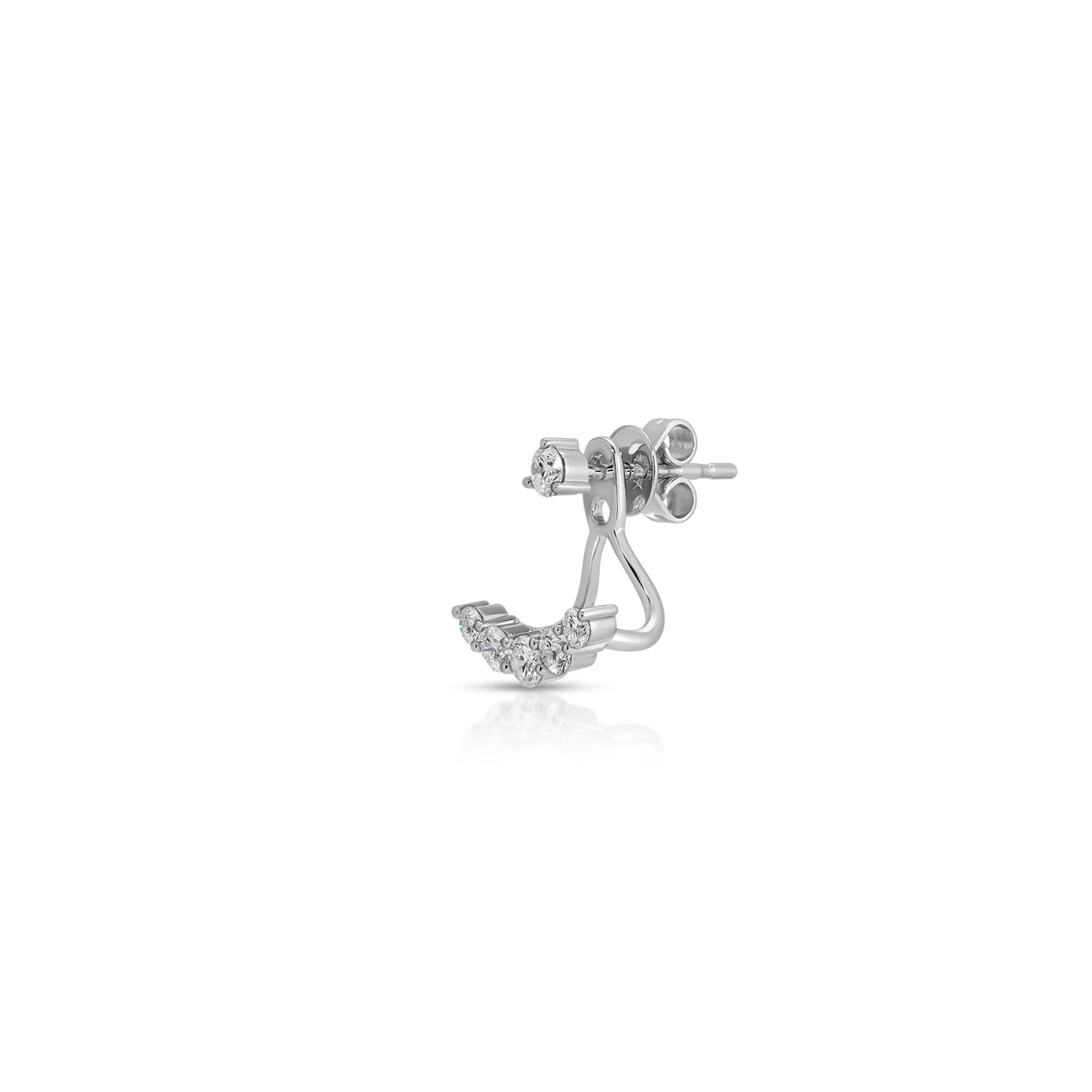 Graduated Diamond Ear Jackets
