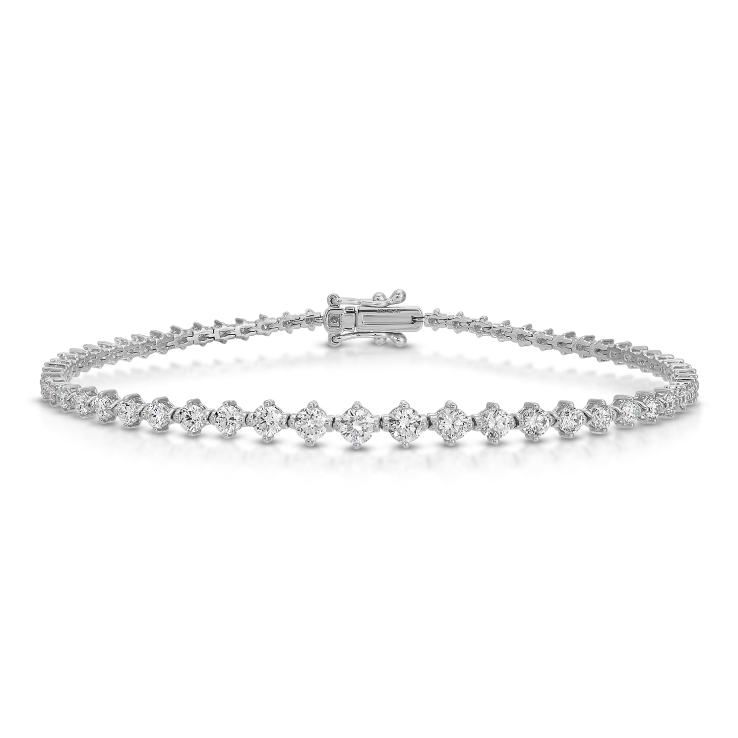 Graduated Diamond Eternity Bracelet
