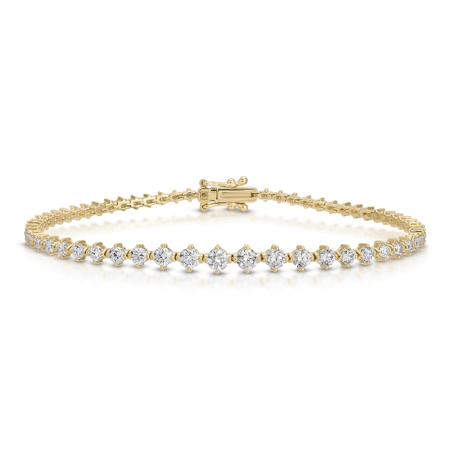 Graduated Diamond Eternity Bracelet