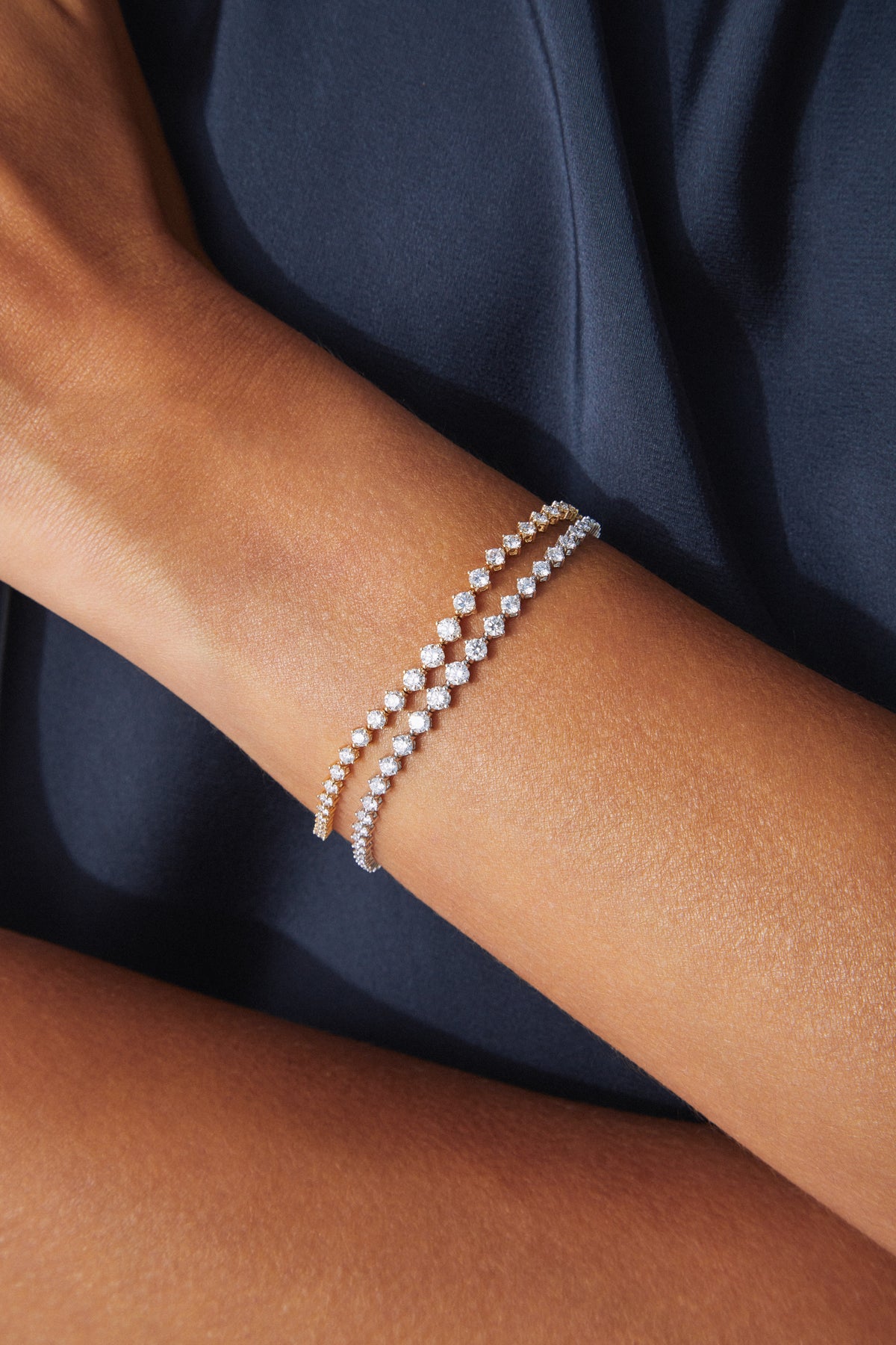 Graduated Diamond Eternity Bracelet