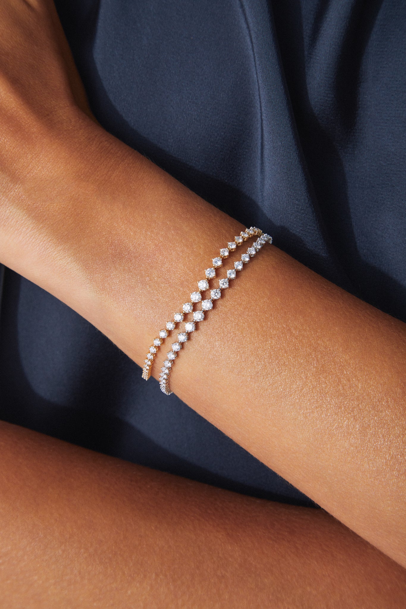 Graduated Diamond Eternity Bracelet