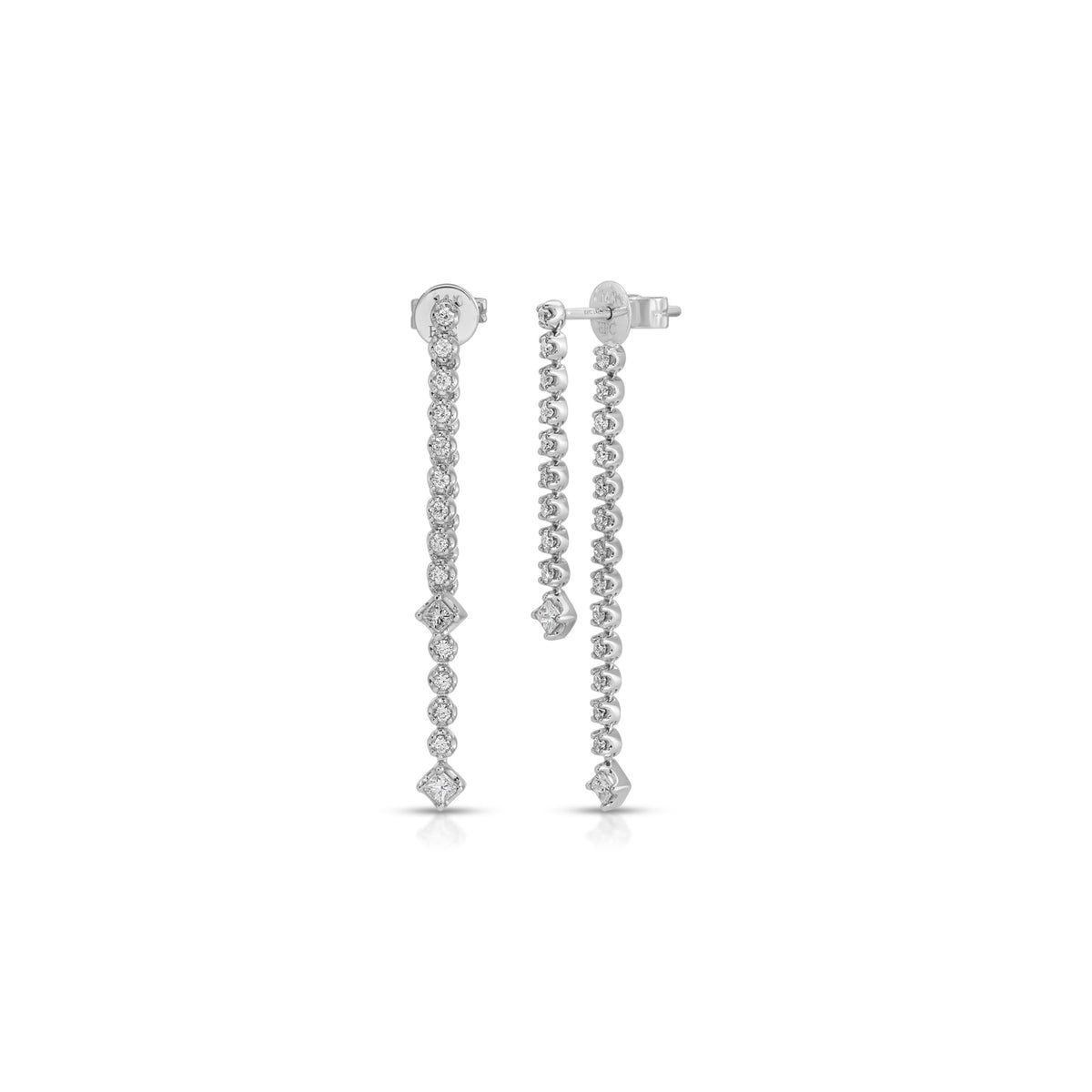 Diamond Kate Fringe Earrings
