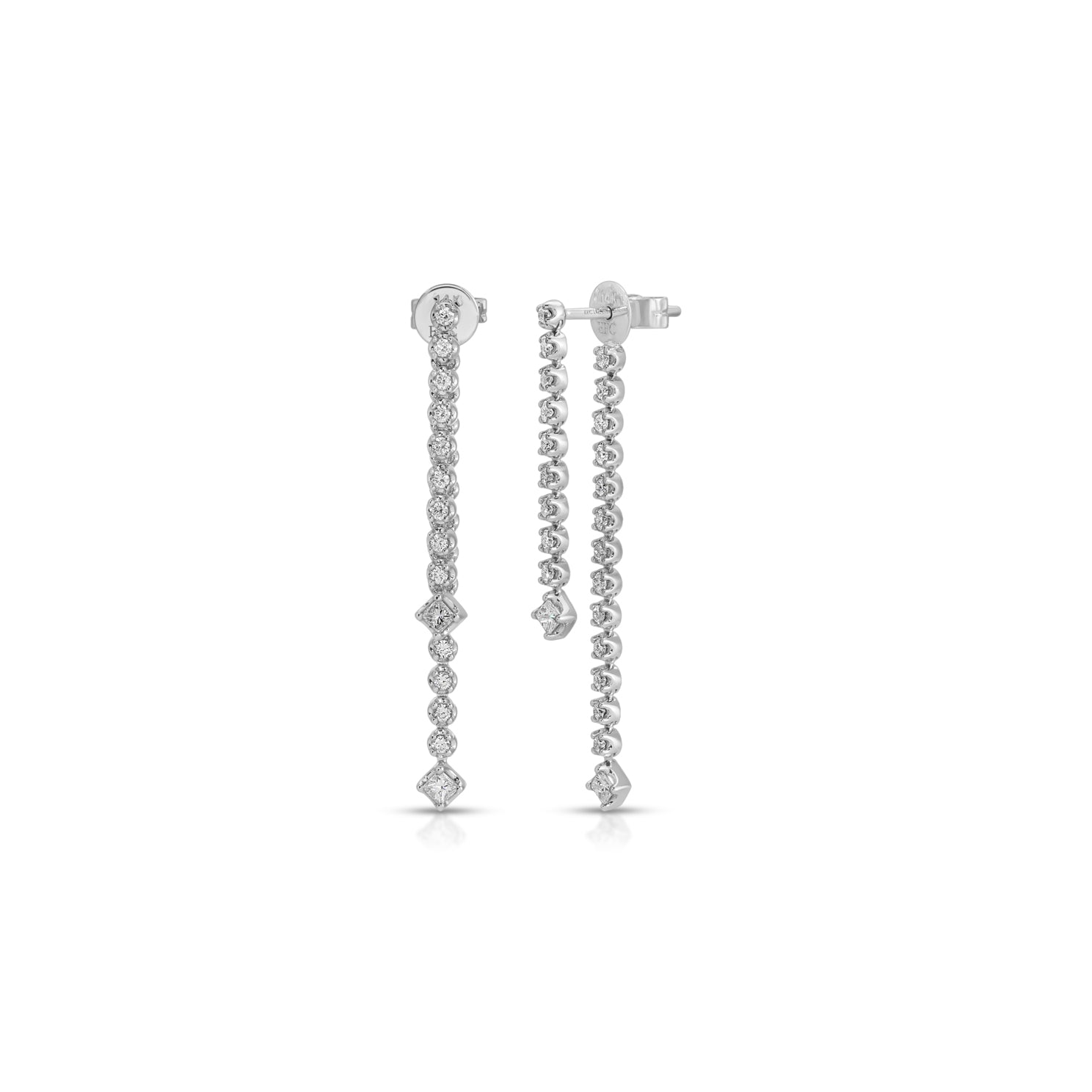 Diamond Kate Fringe Earrings
