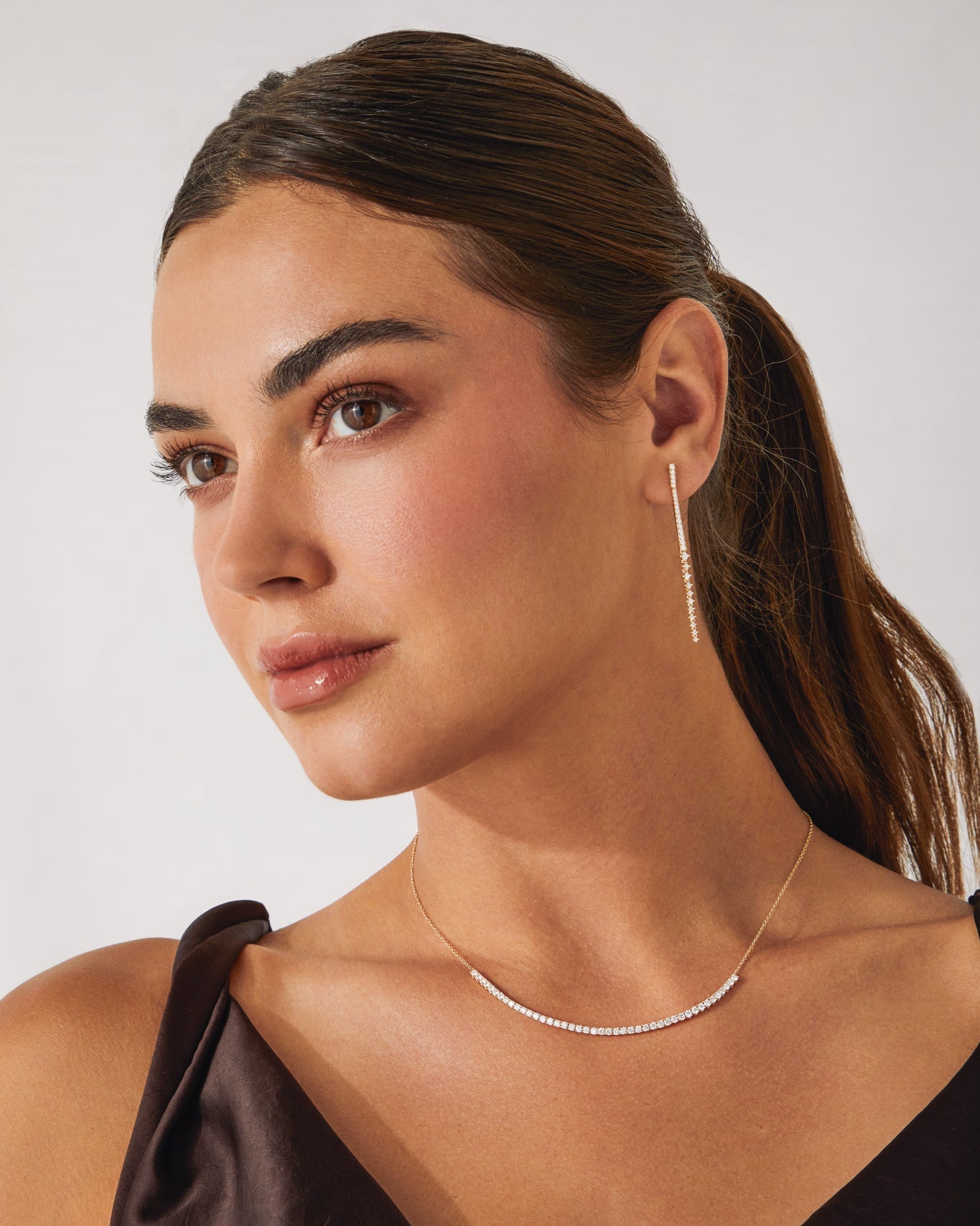 Diamond Row Necklace