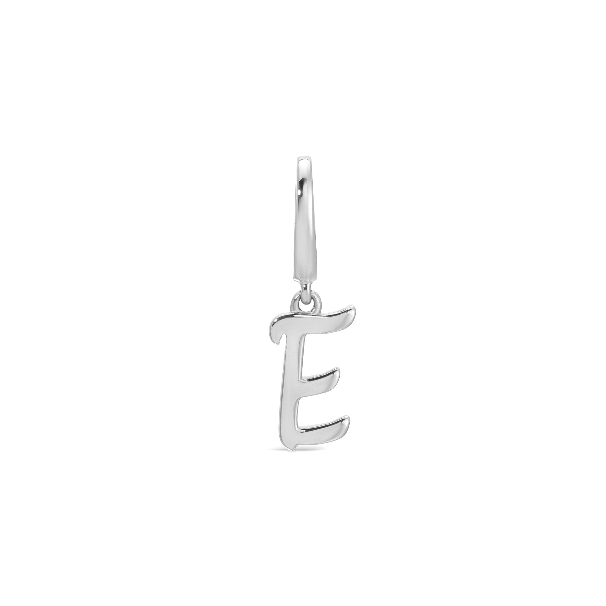 Gold Mini Script Initial Clip Charm