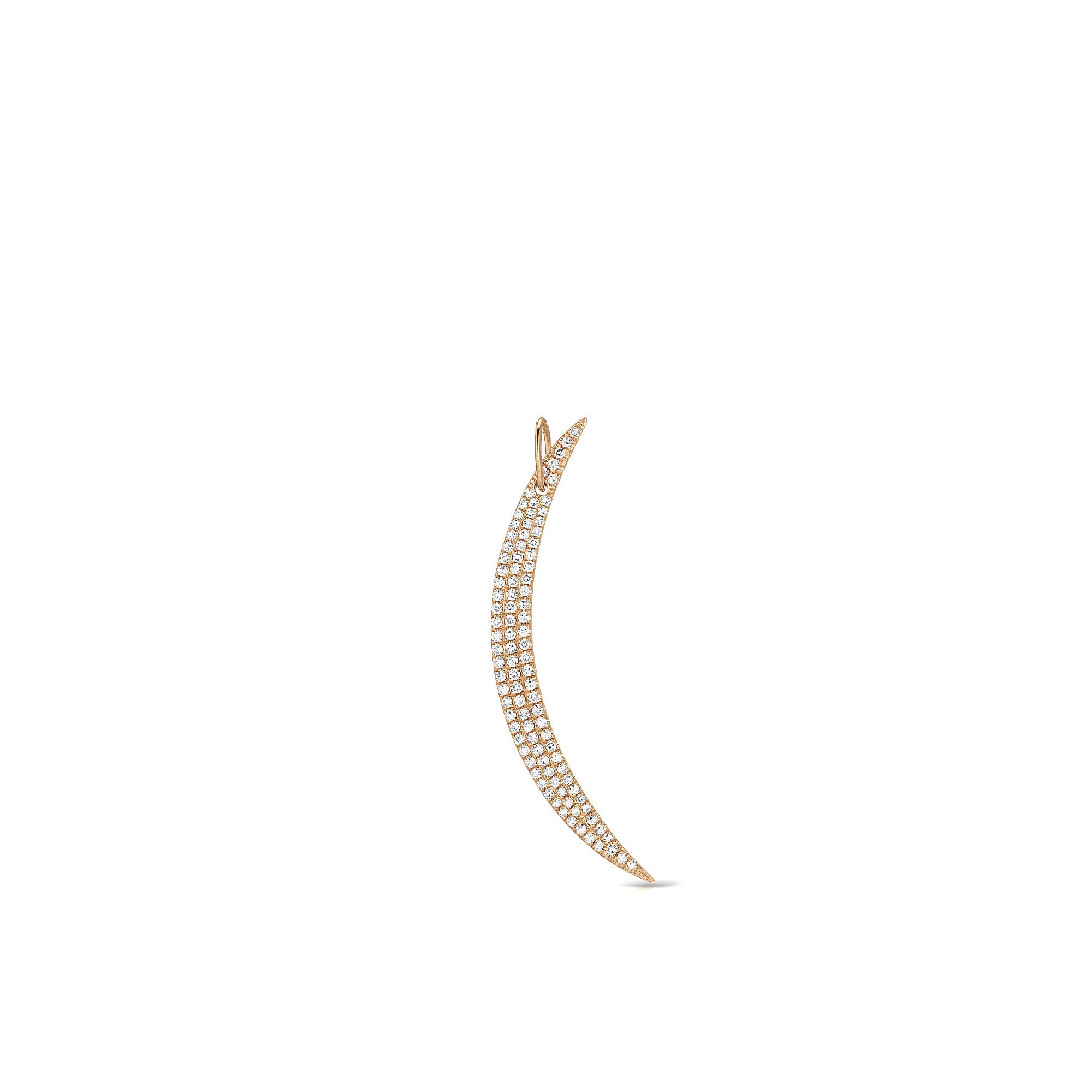 Diamond Crescent Charm