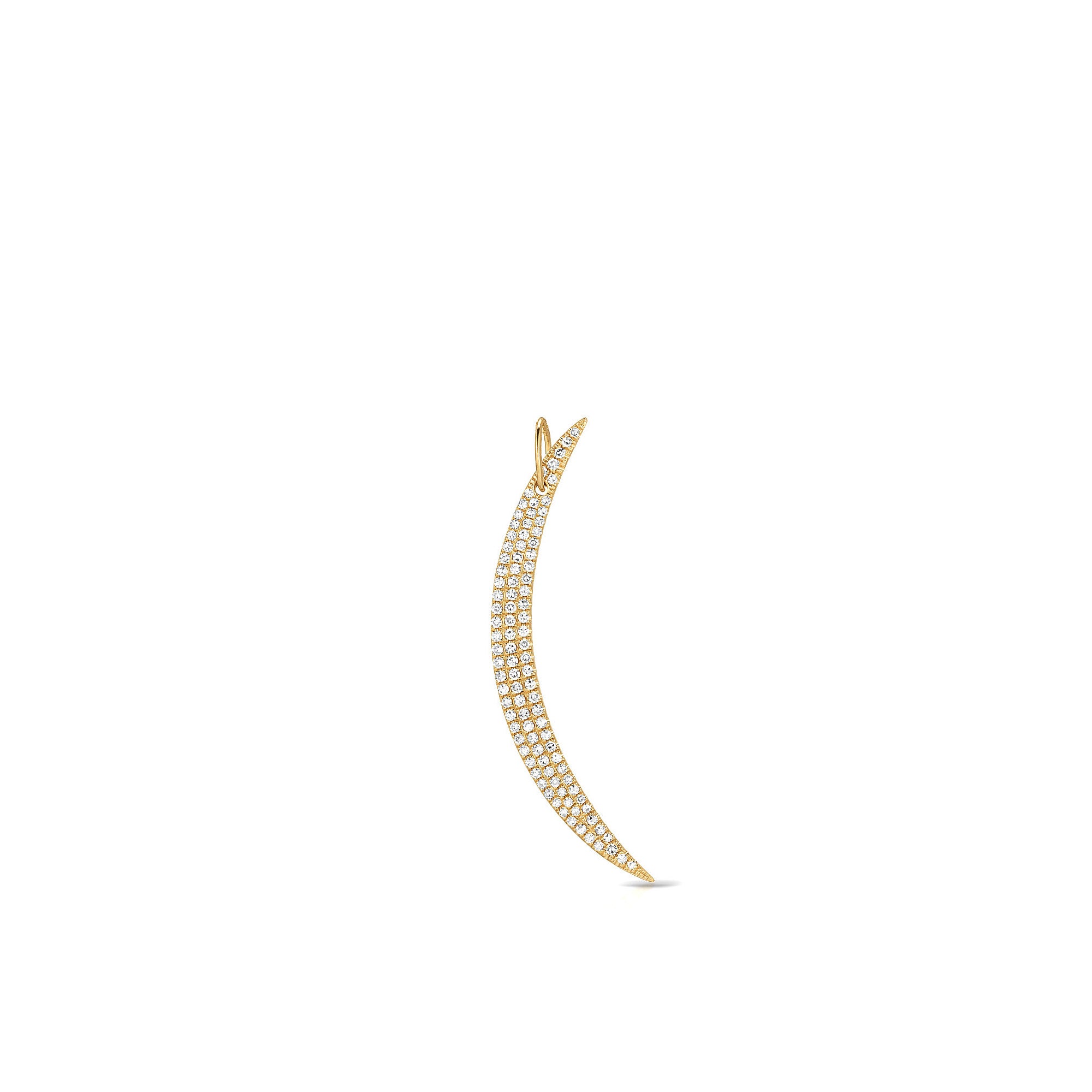 Diamond Crescent Charm