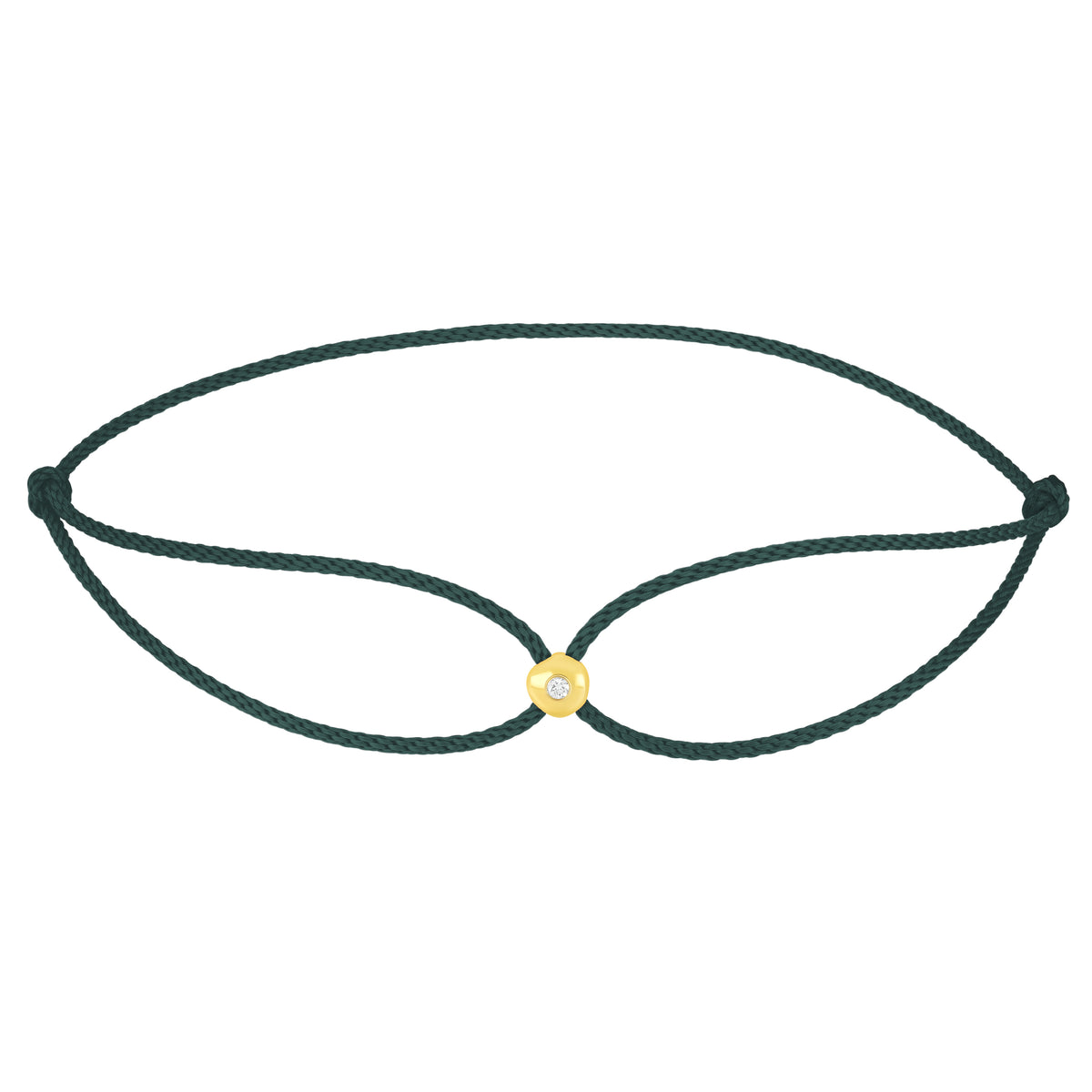 Diamond Dot Cord Bracelet