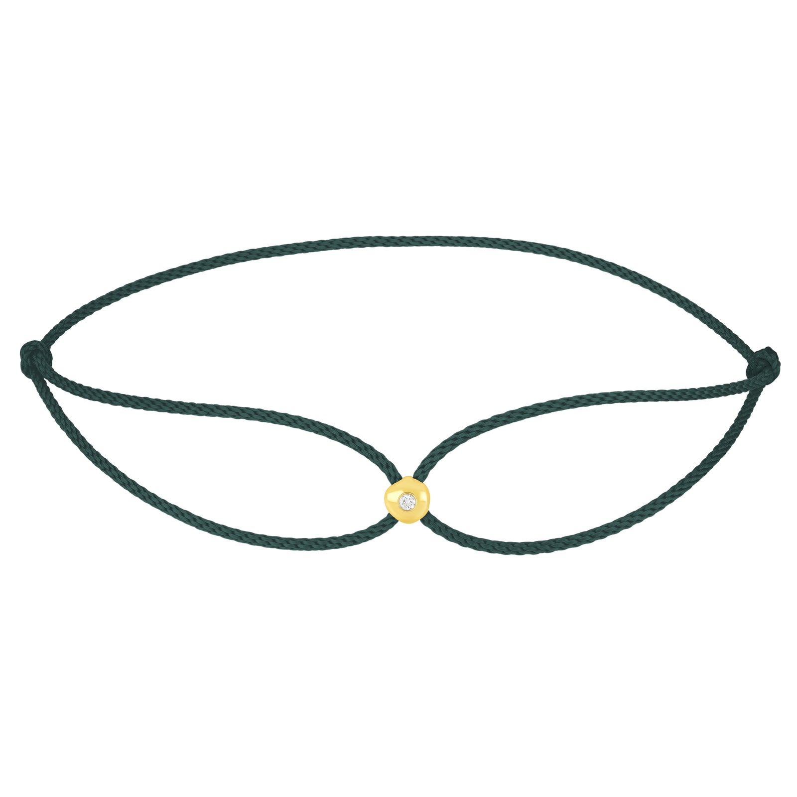 Diamond Dot Cord Bracelet