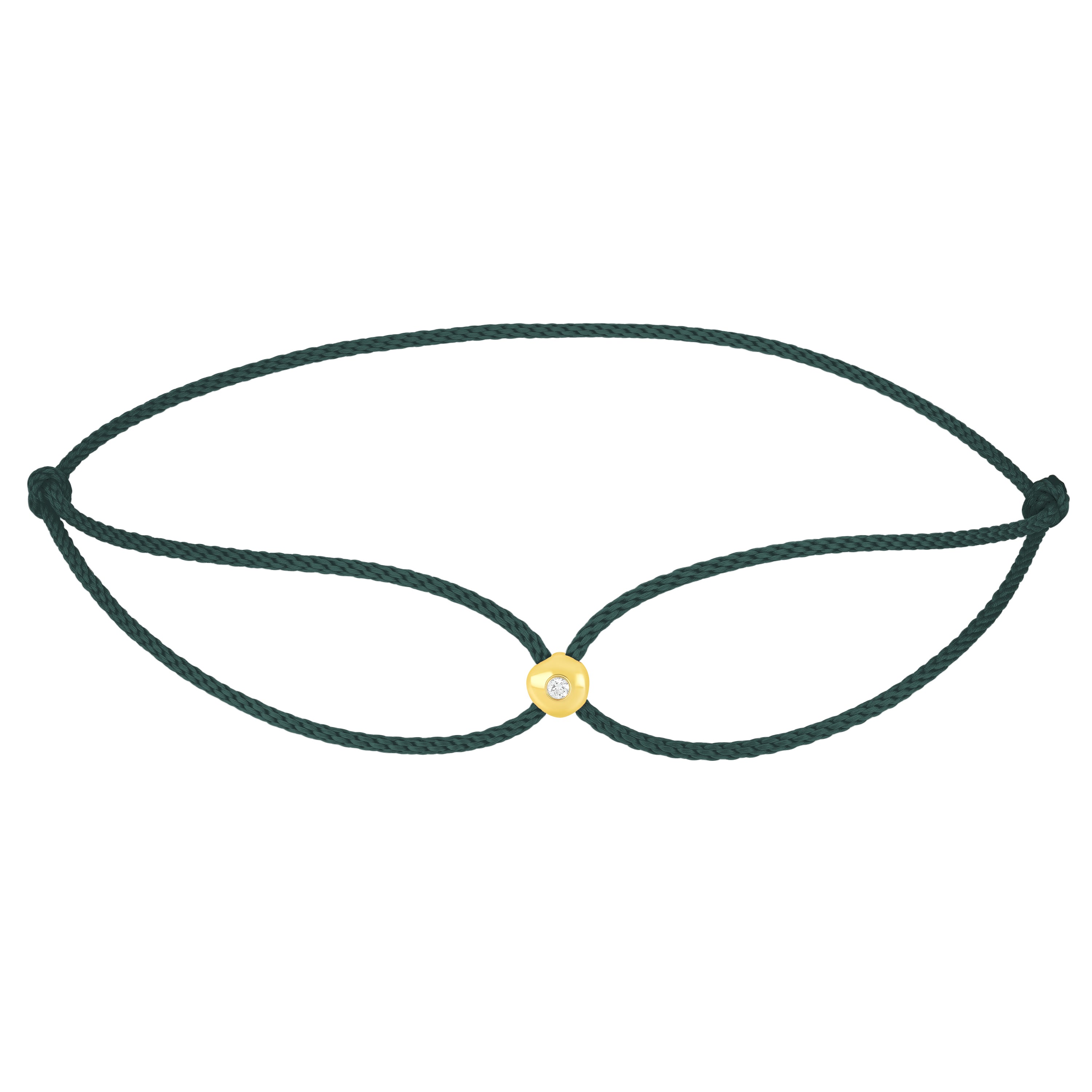 Diamond Dot Cord Bracelet