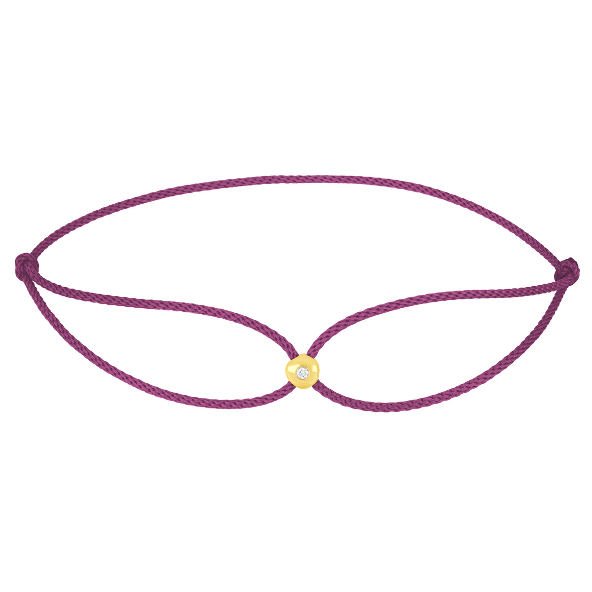 Diamond Dot Cord Bracelet