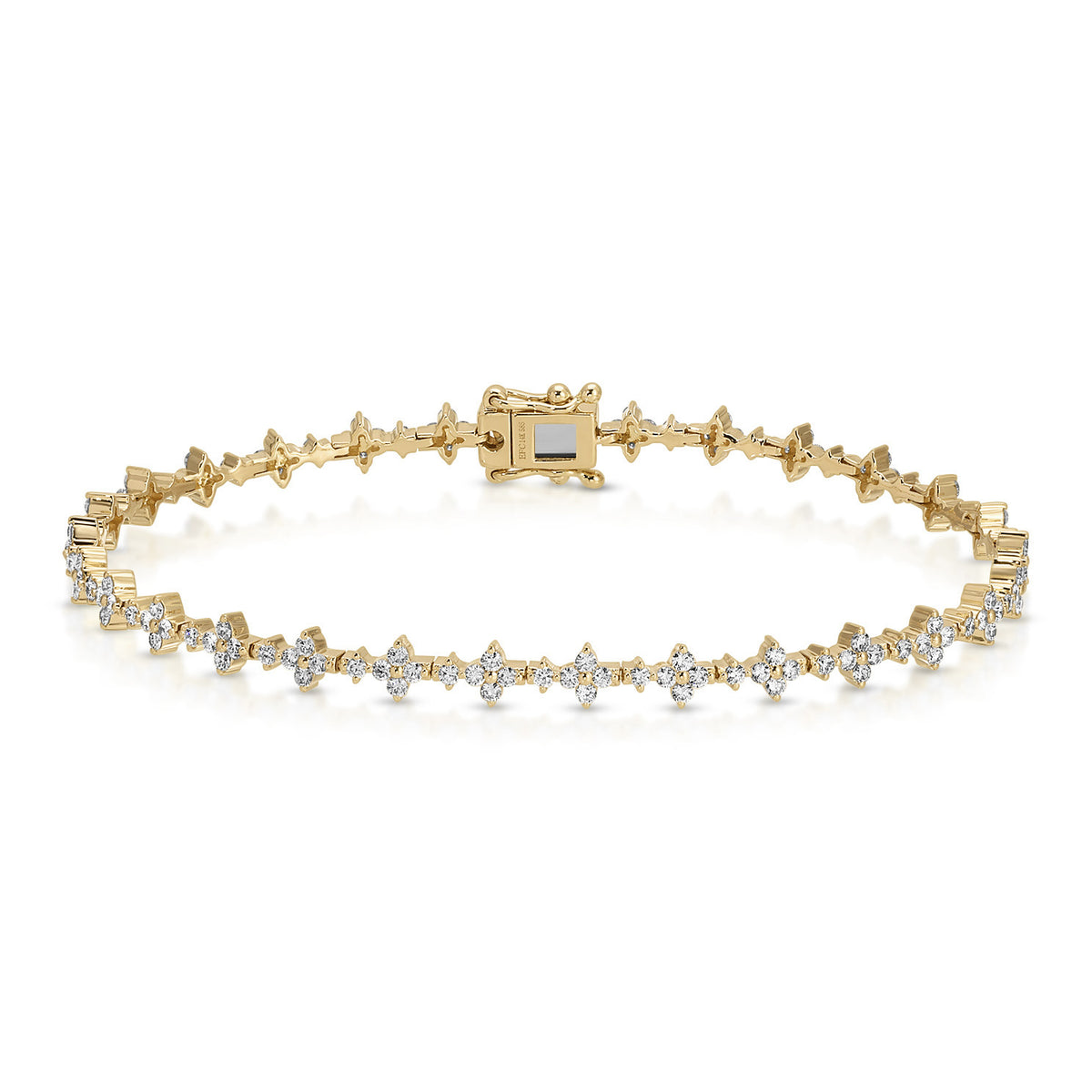 Diamond Fleur Eternity Bracelet