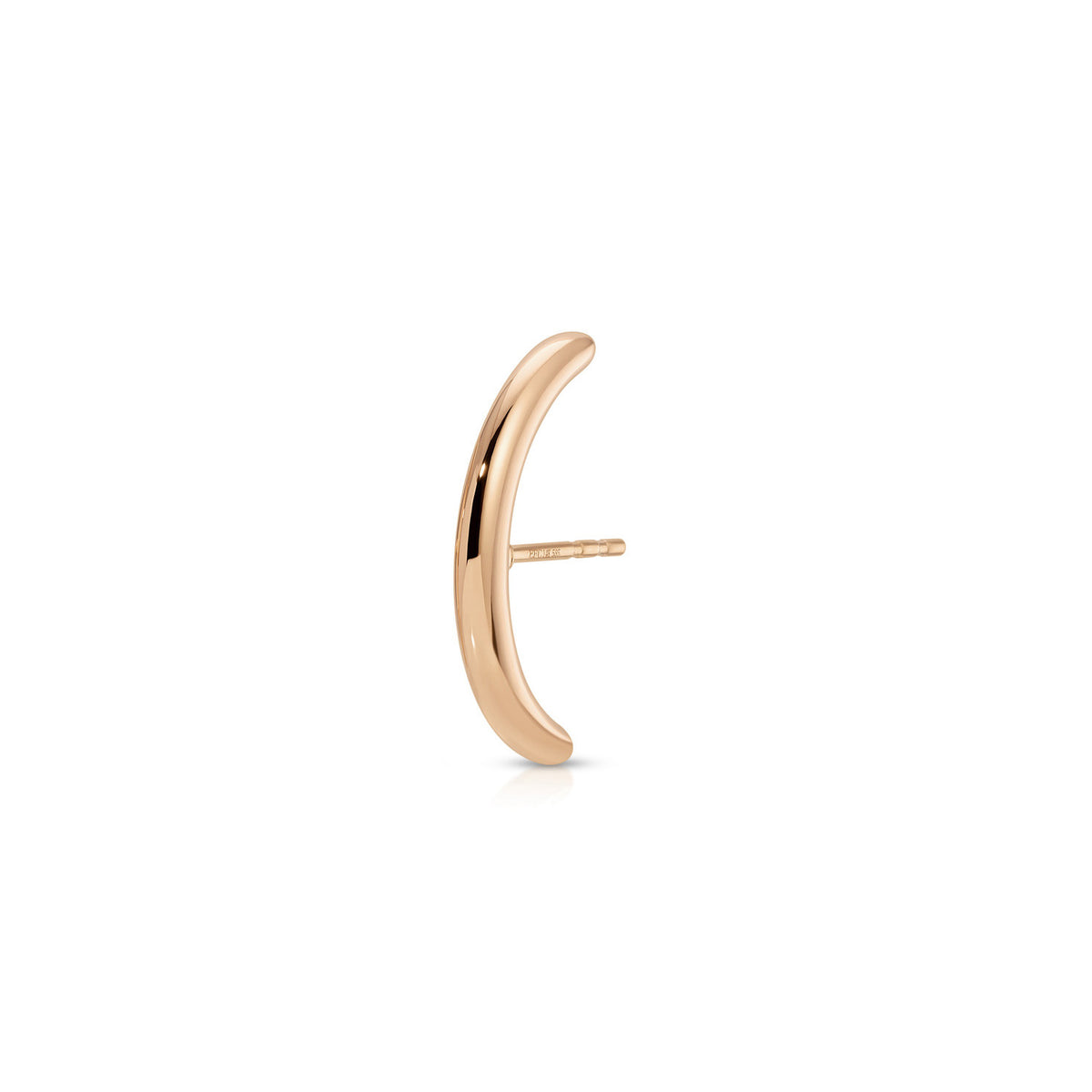 Gold Cuffed Stud Earrings