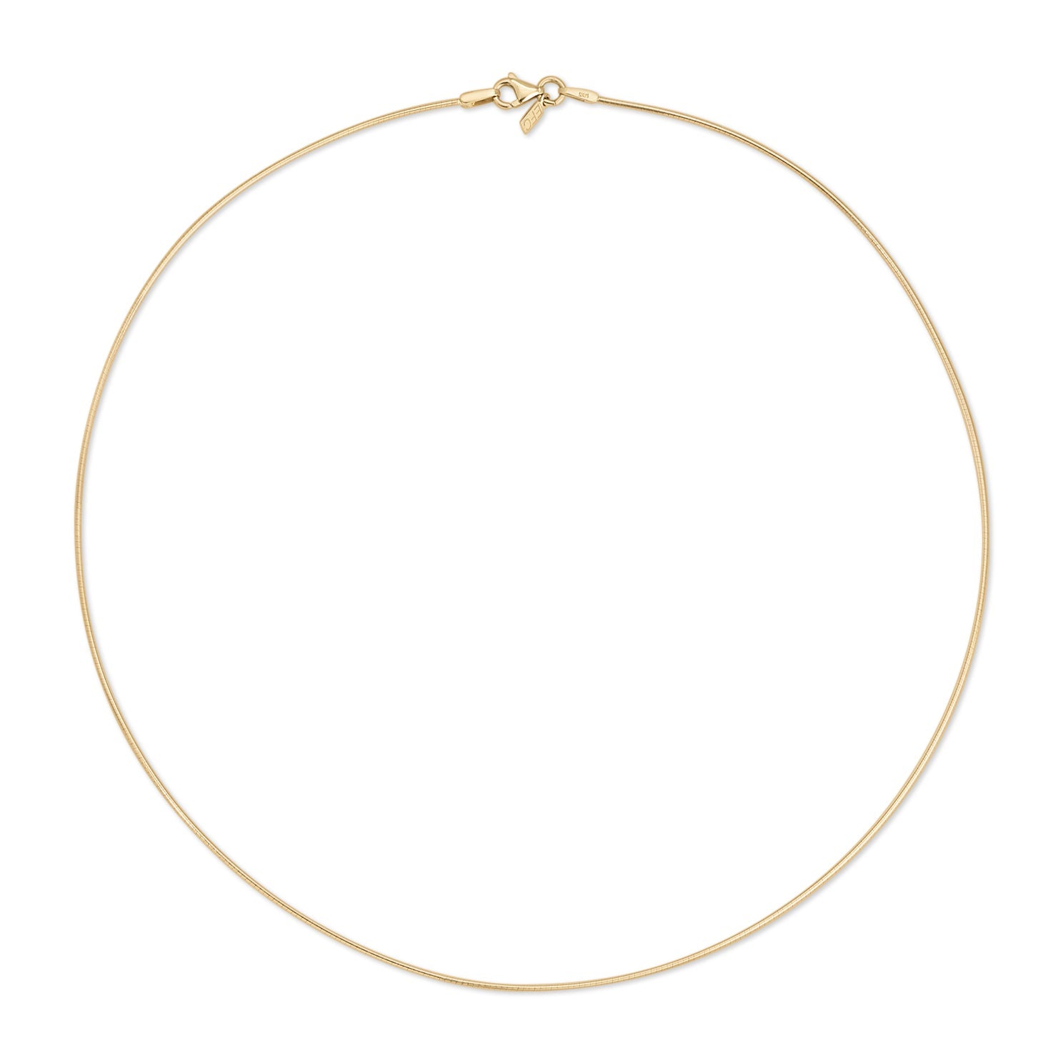 Gold Omega Necklace