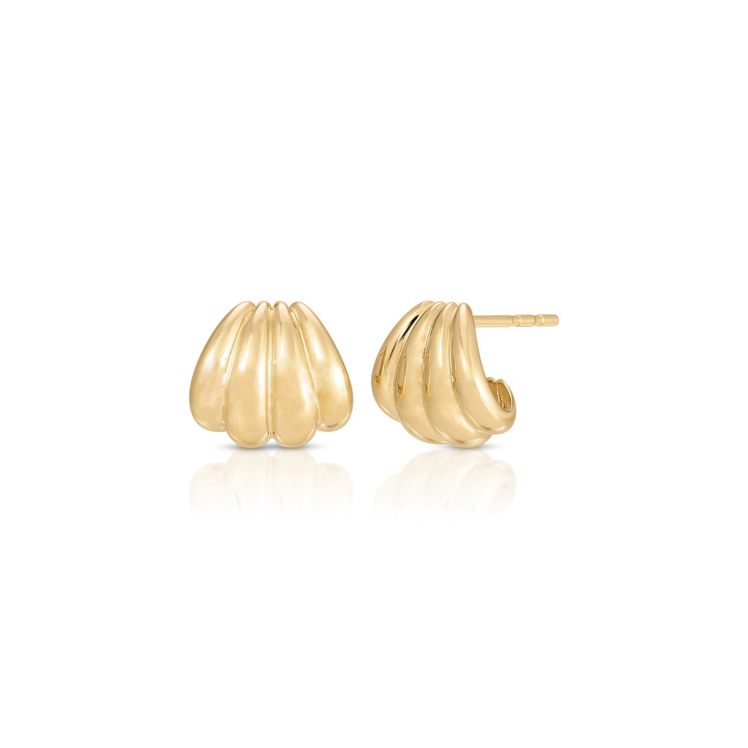 Gold Jumbo Multi Huggie Earrings