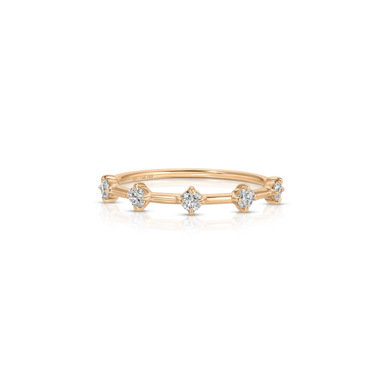 Diamond Compass Stack Ring