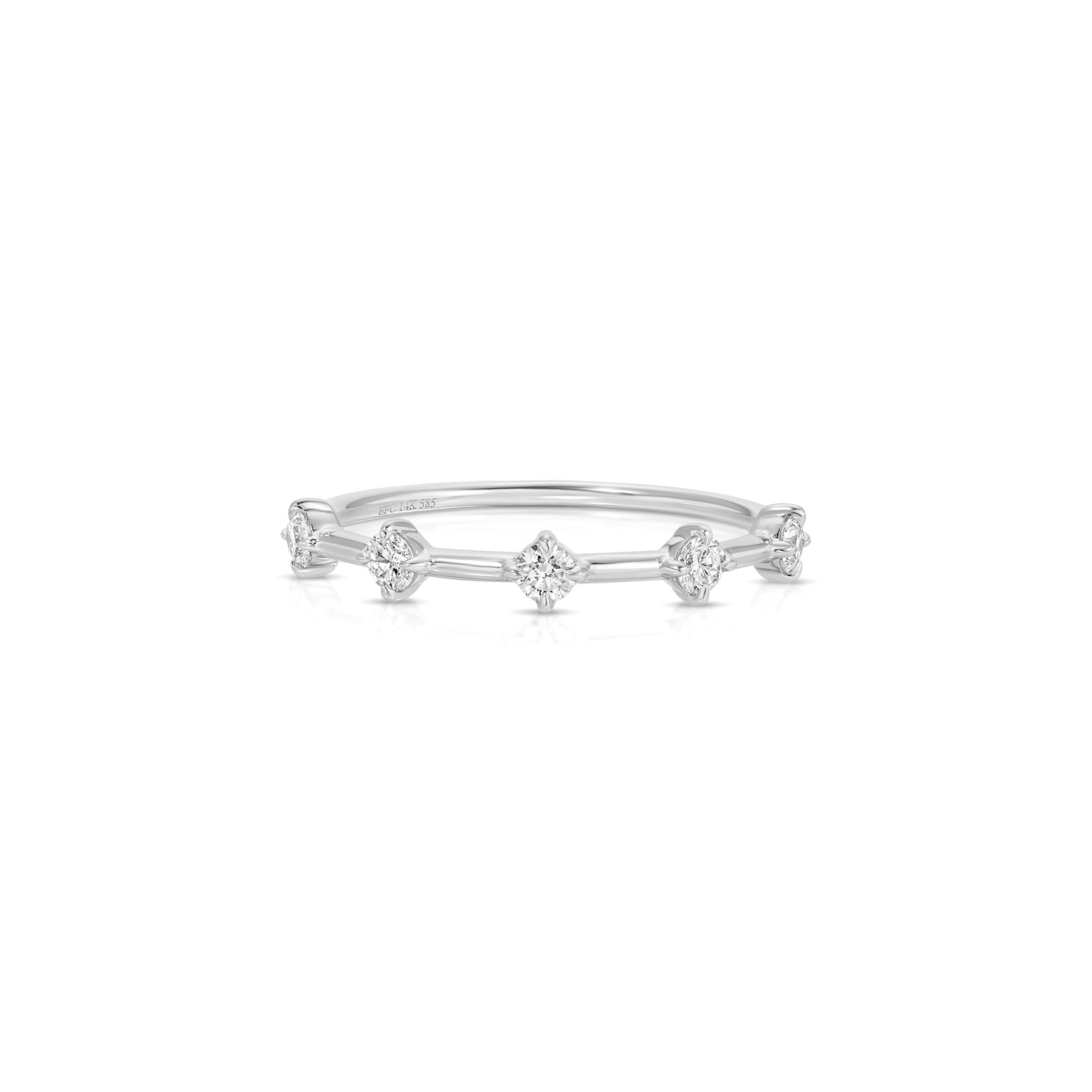 Diamond Compass Stack Ring