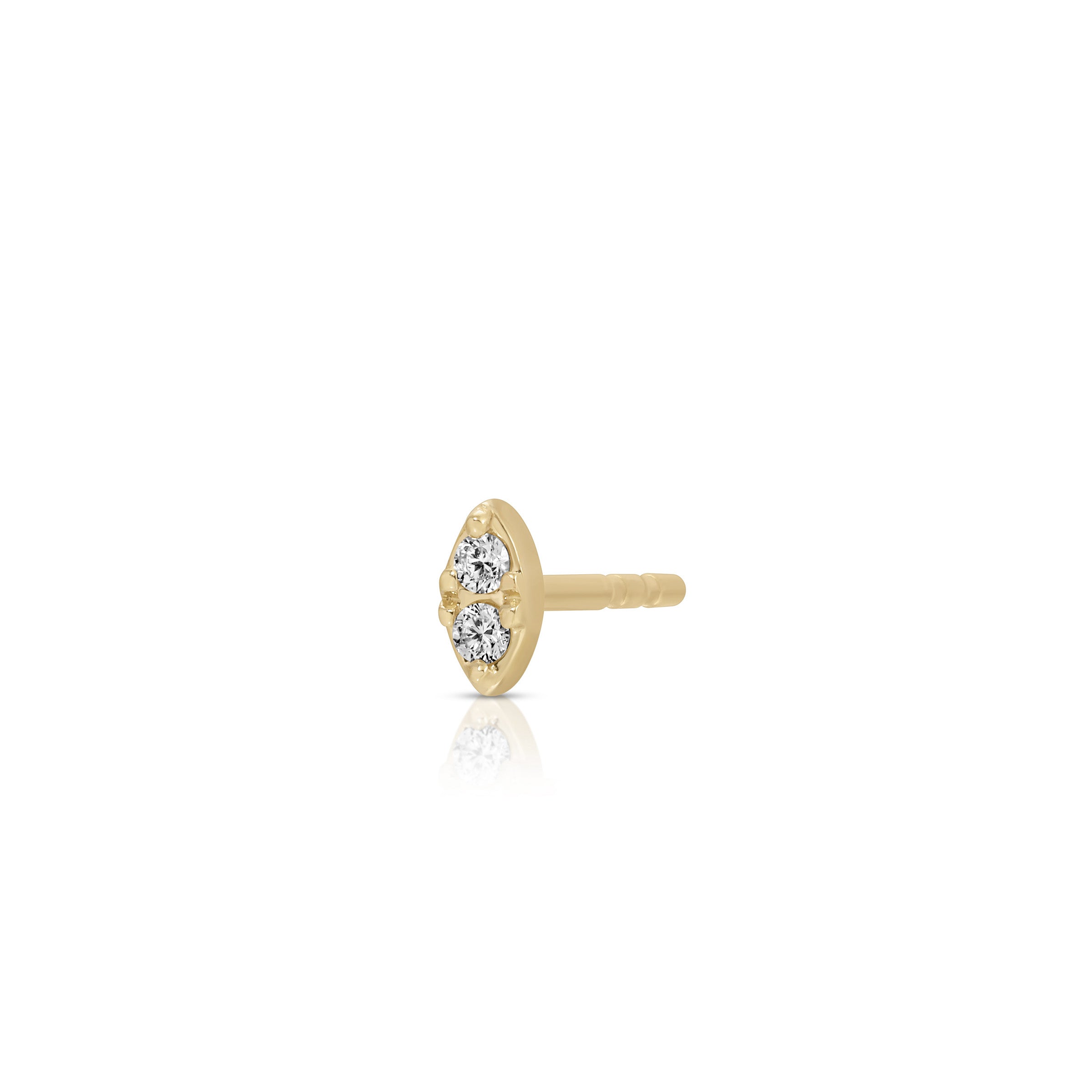Full Cut Diamond Marquise Stud Earrings