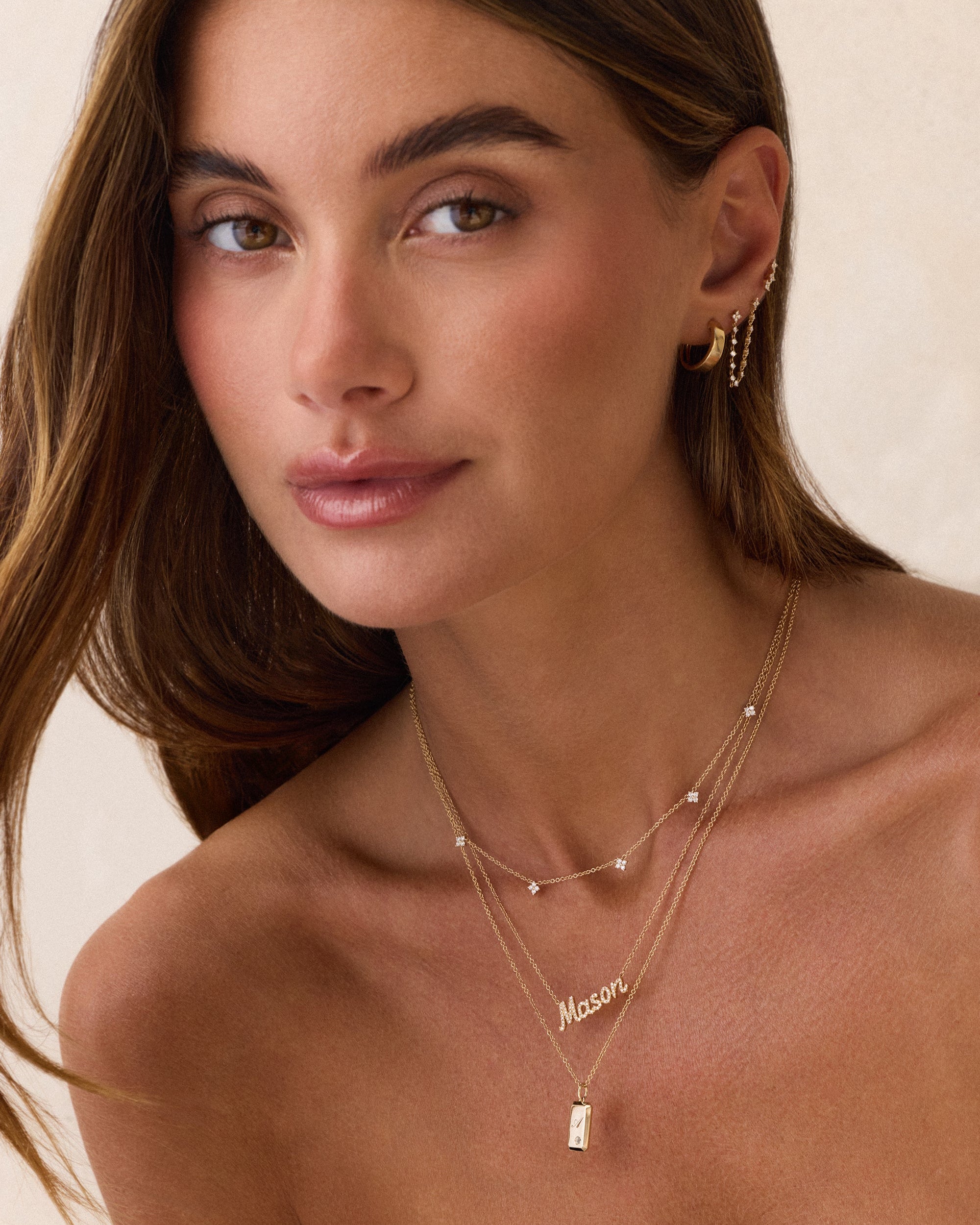 Birthstone Dog Tag Necklace