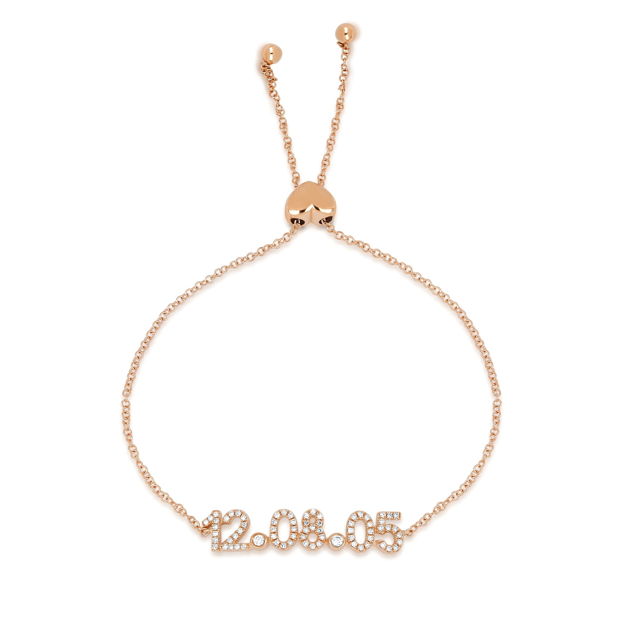Diamond Date Bolo Bracelet