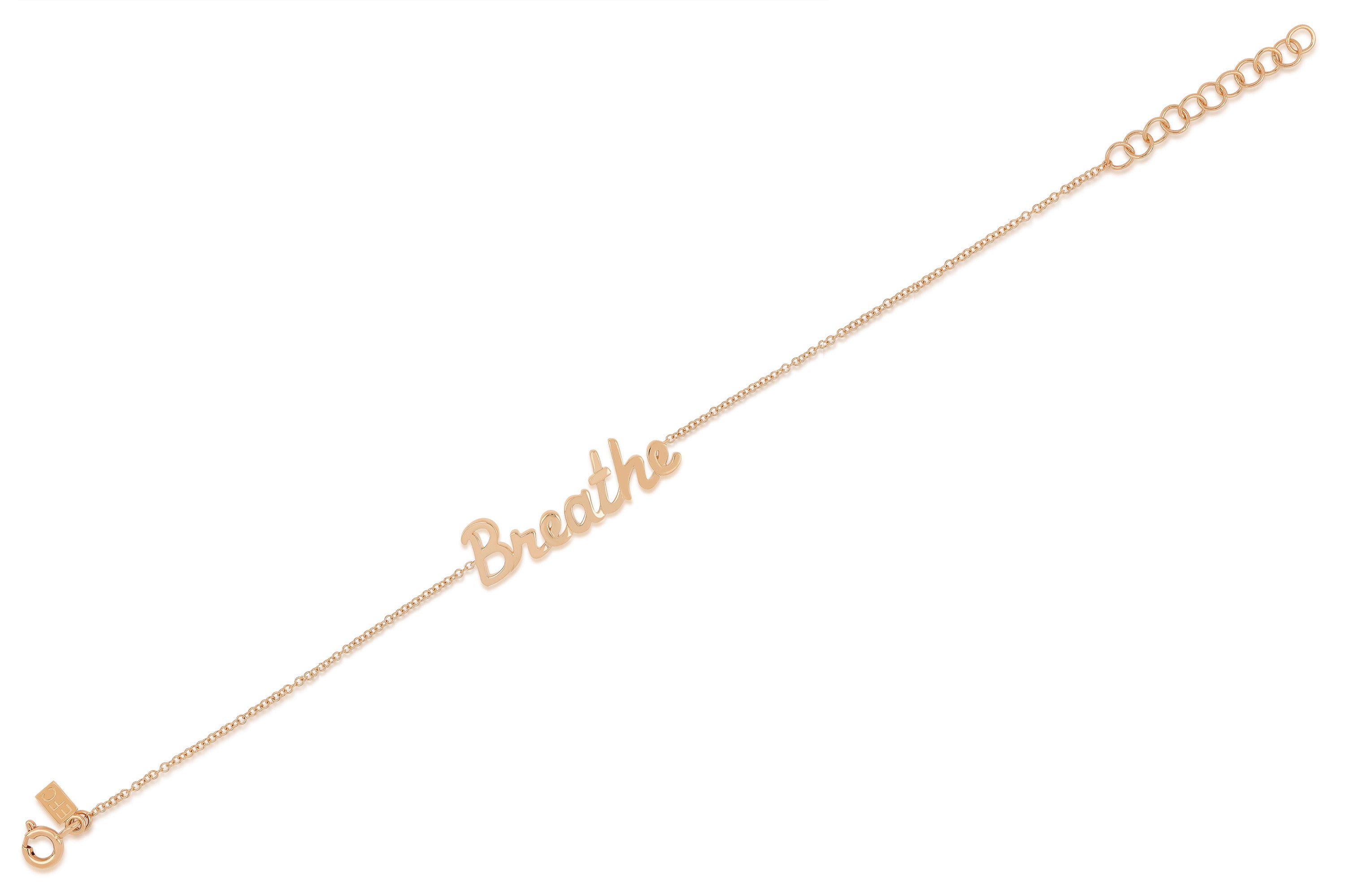 Gold Script Name Bracelet