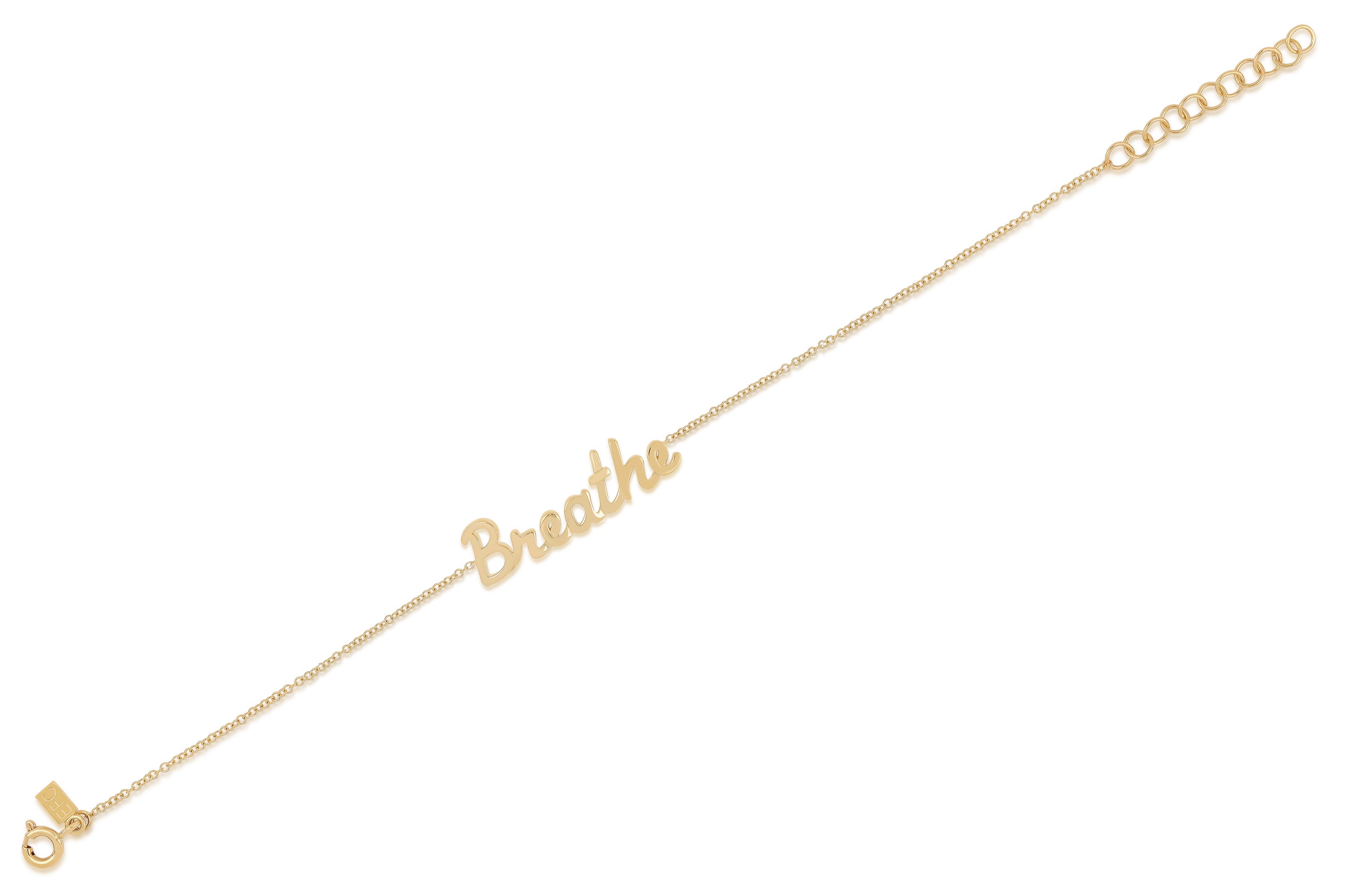 Gold Script Name Bracelet