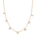Love Around The Neck Necklace in rose gold
