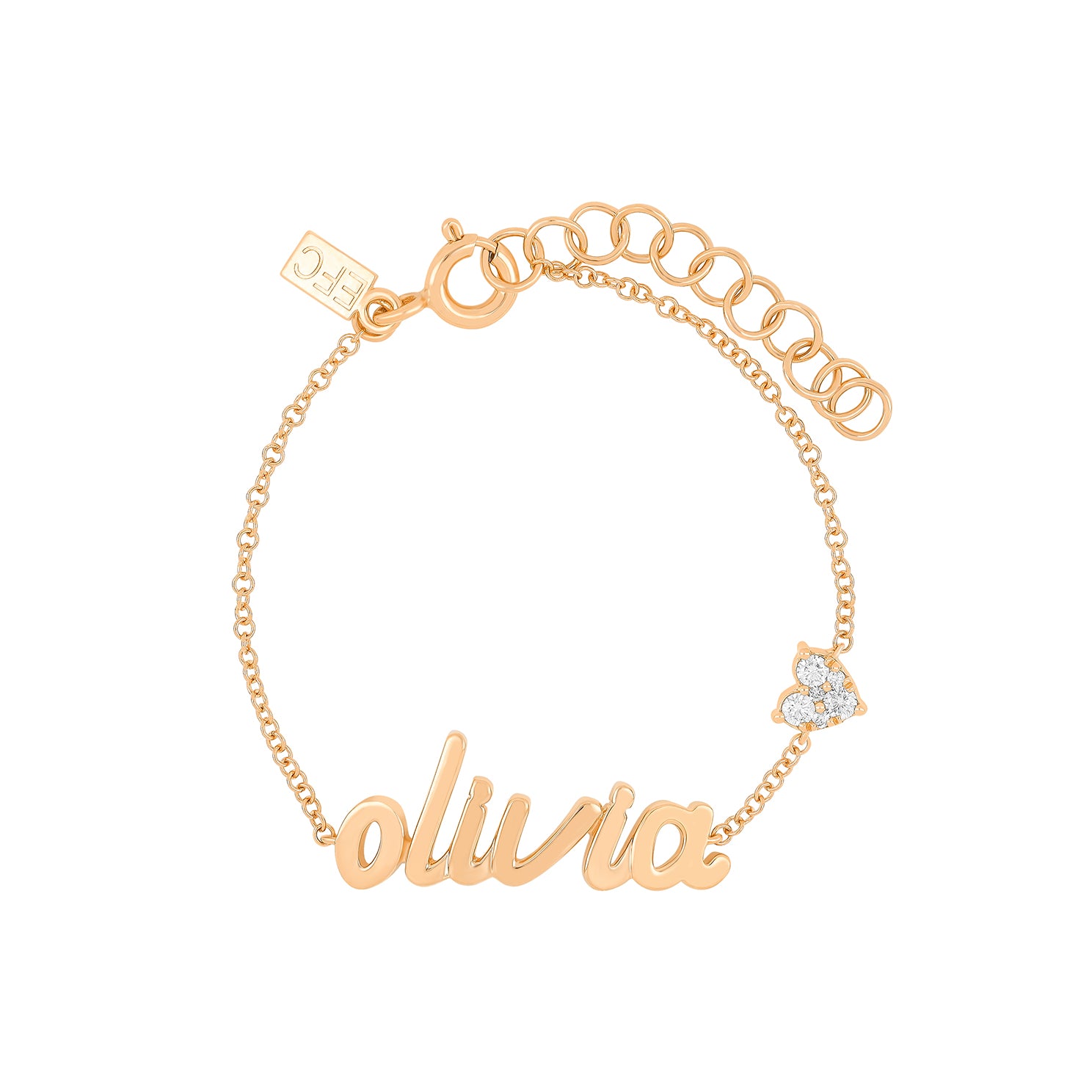 You Have My Heart Script Name Bracelet