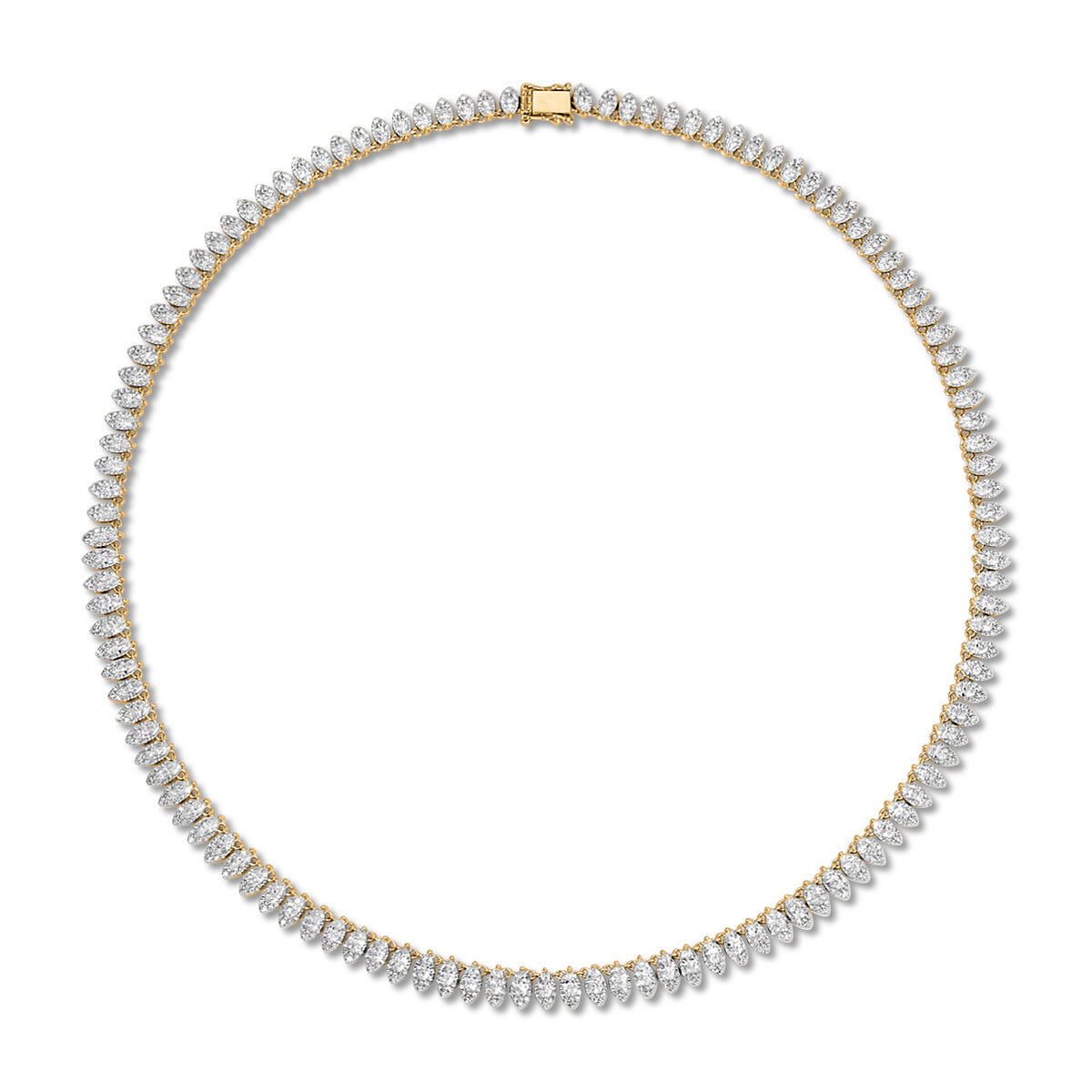 Diamond Pretty Lady Full Eternity Necklace