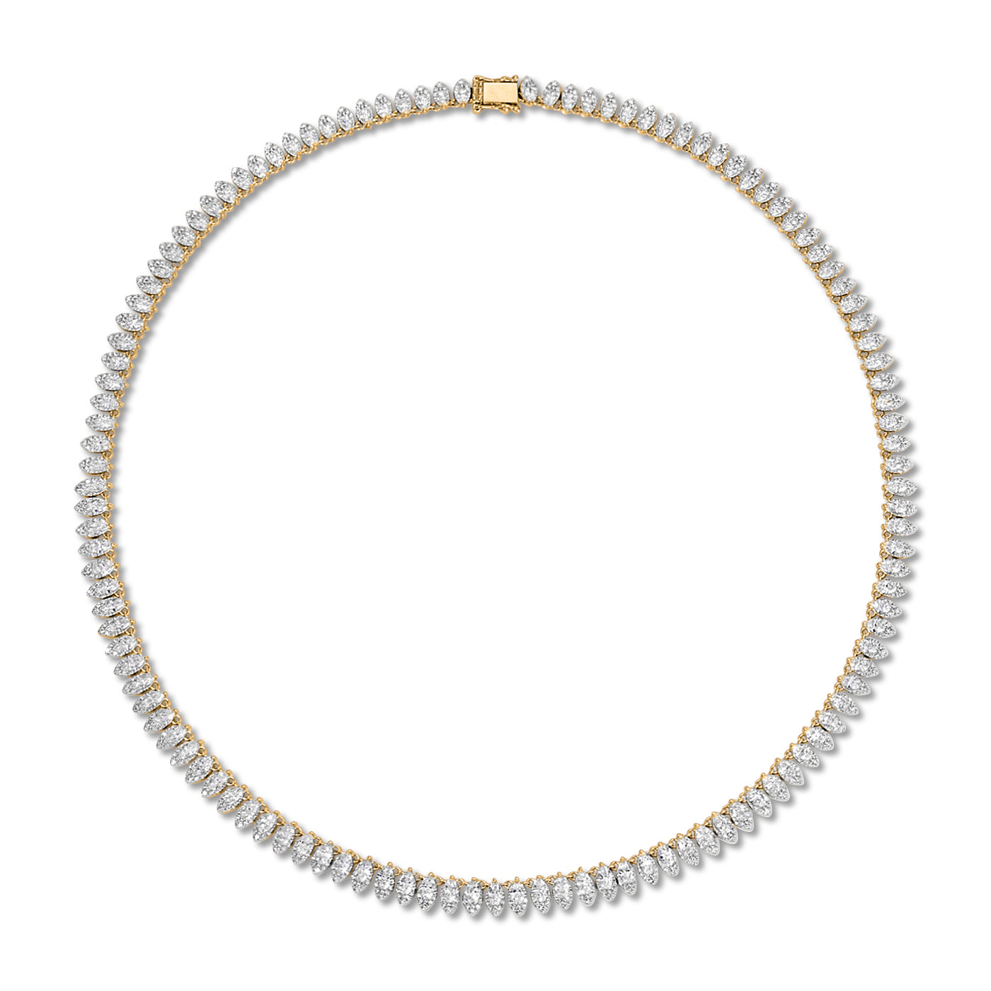 Diamond Pretty Lady Full Eternity Necklace
