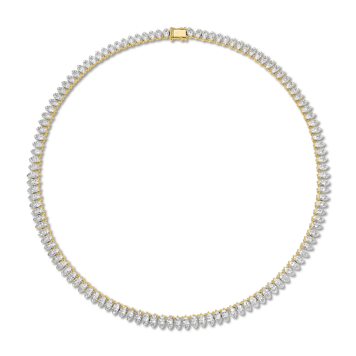Diamond Pretty Lady Full Eternity Necklace