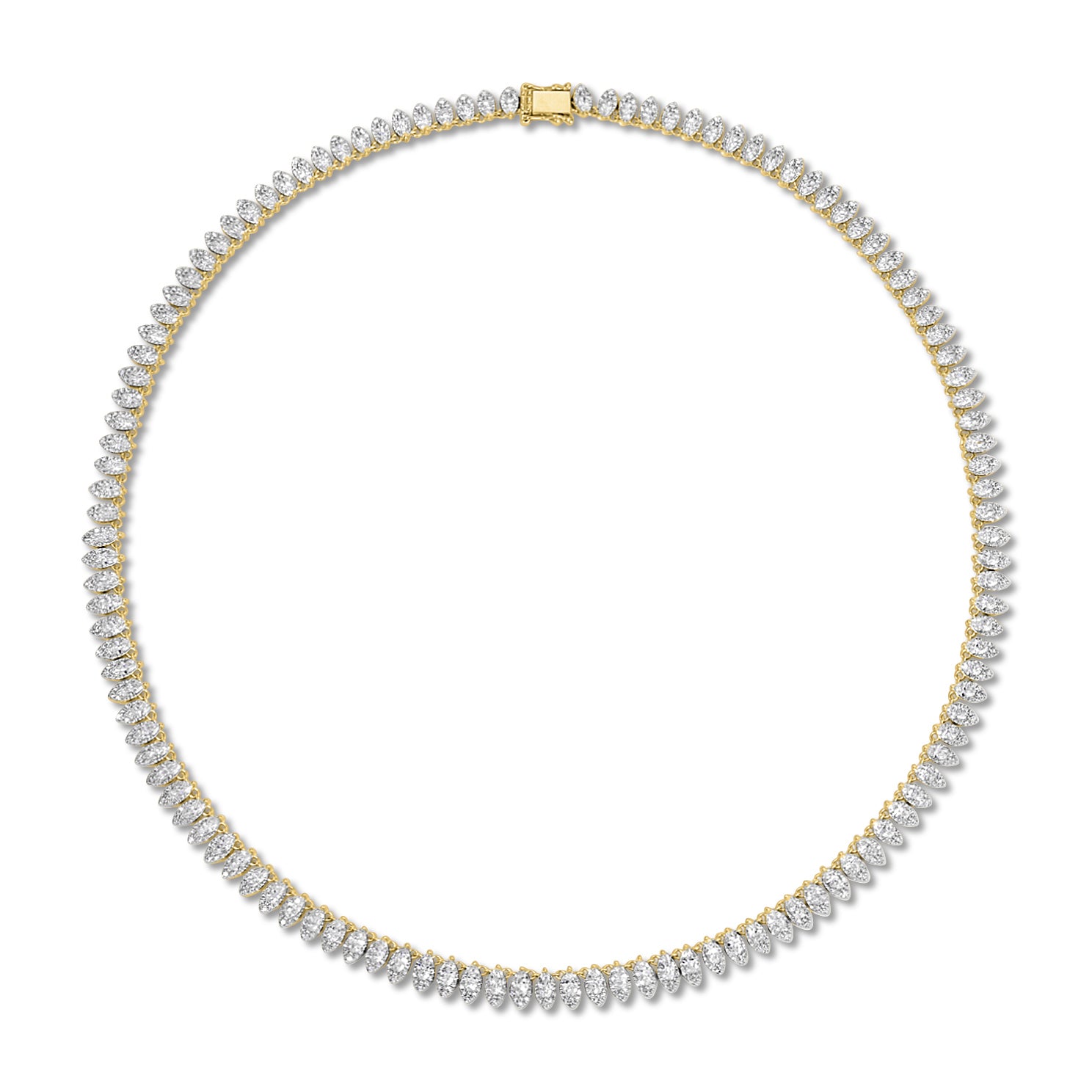 Diamond Pretty Lady Full Eternity Necklace