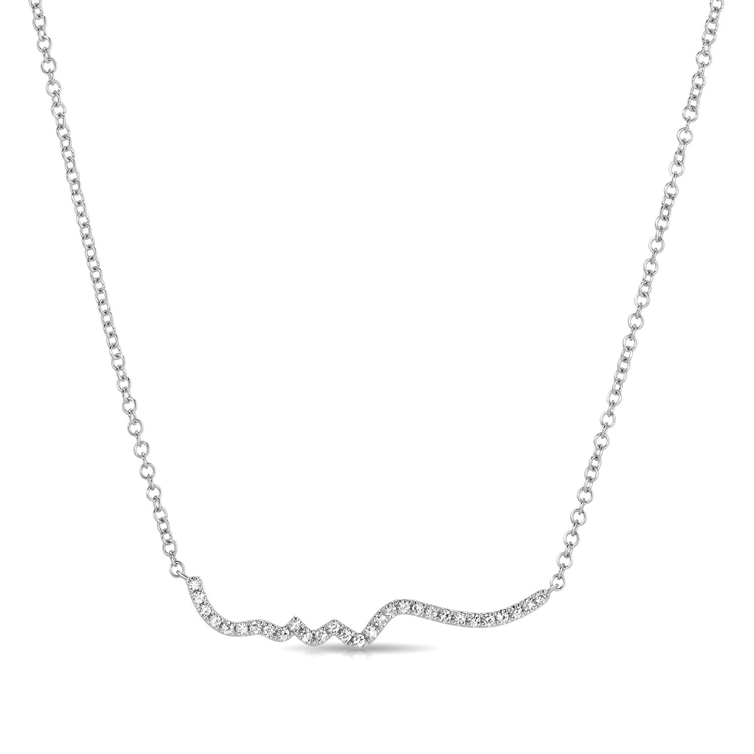 Diamond Silhouette Necklace