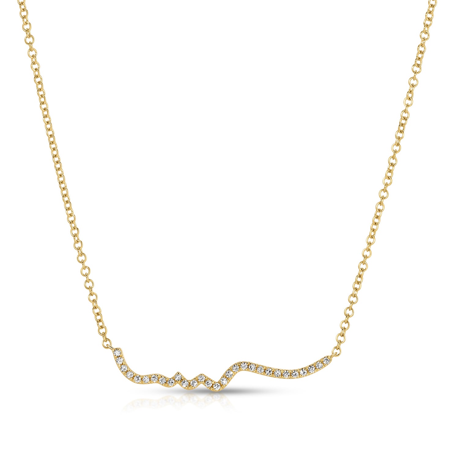 Diamond Silhouette Necklace