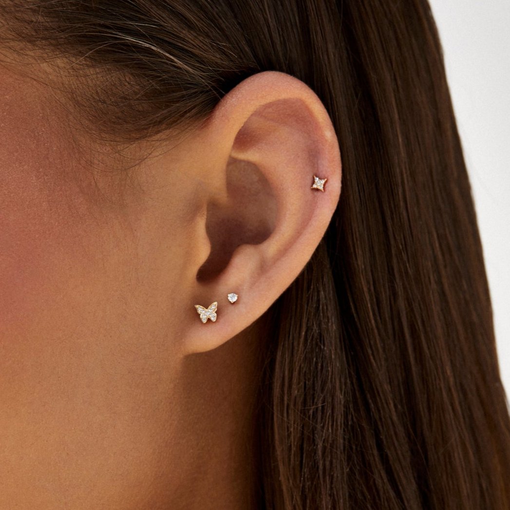 Baby butterfly earrings 2025