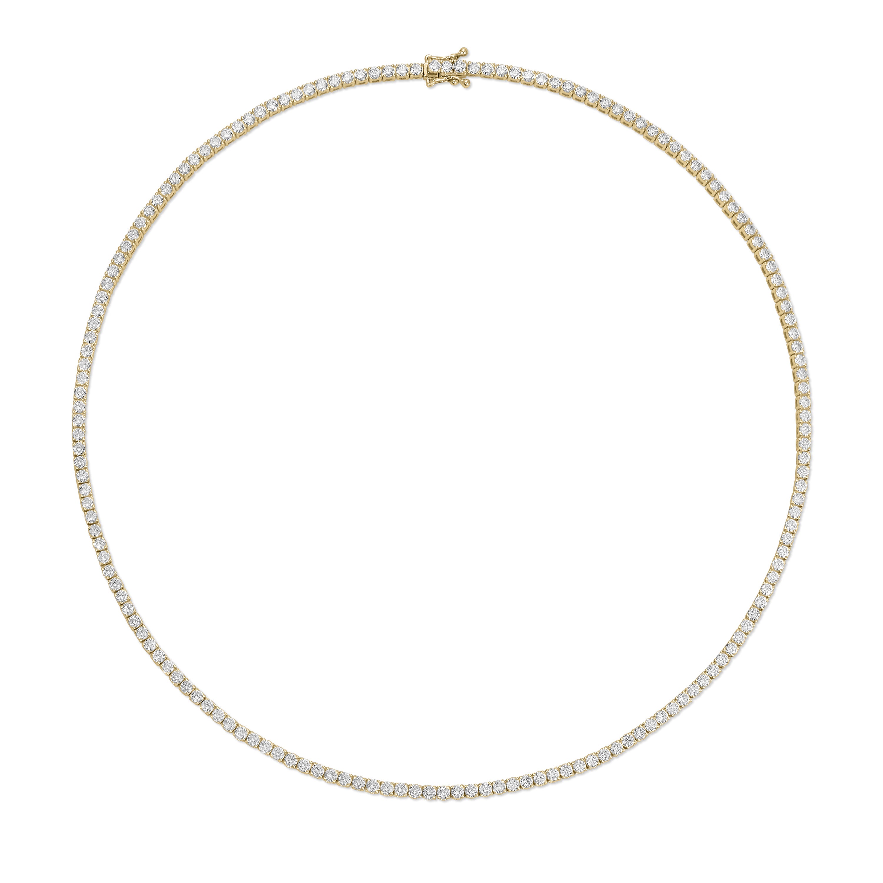 Diamond Audrey Tennis Necklace