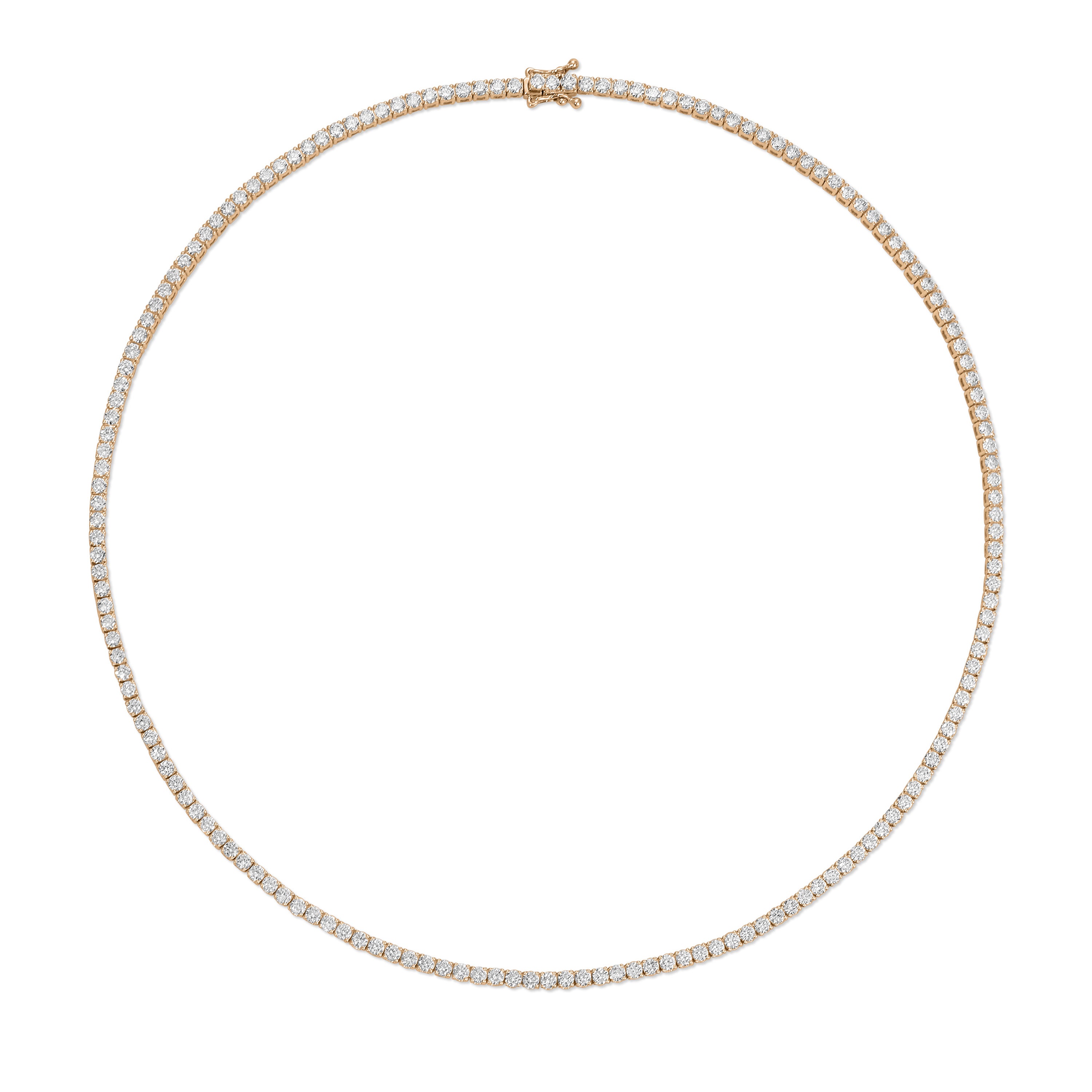 Diamond Audrey Tennis Necklace