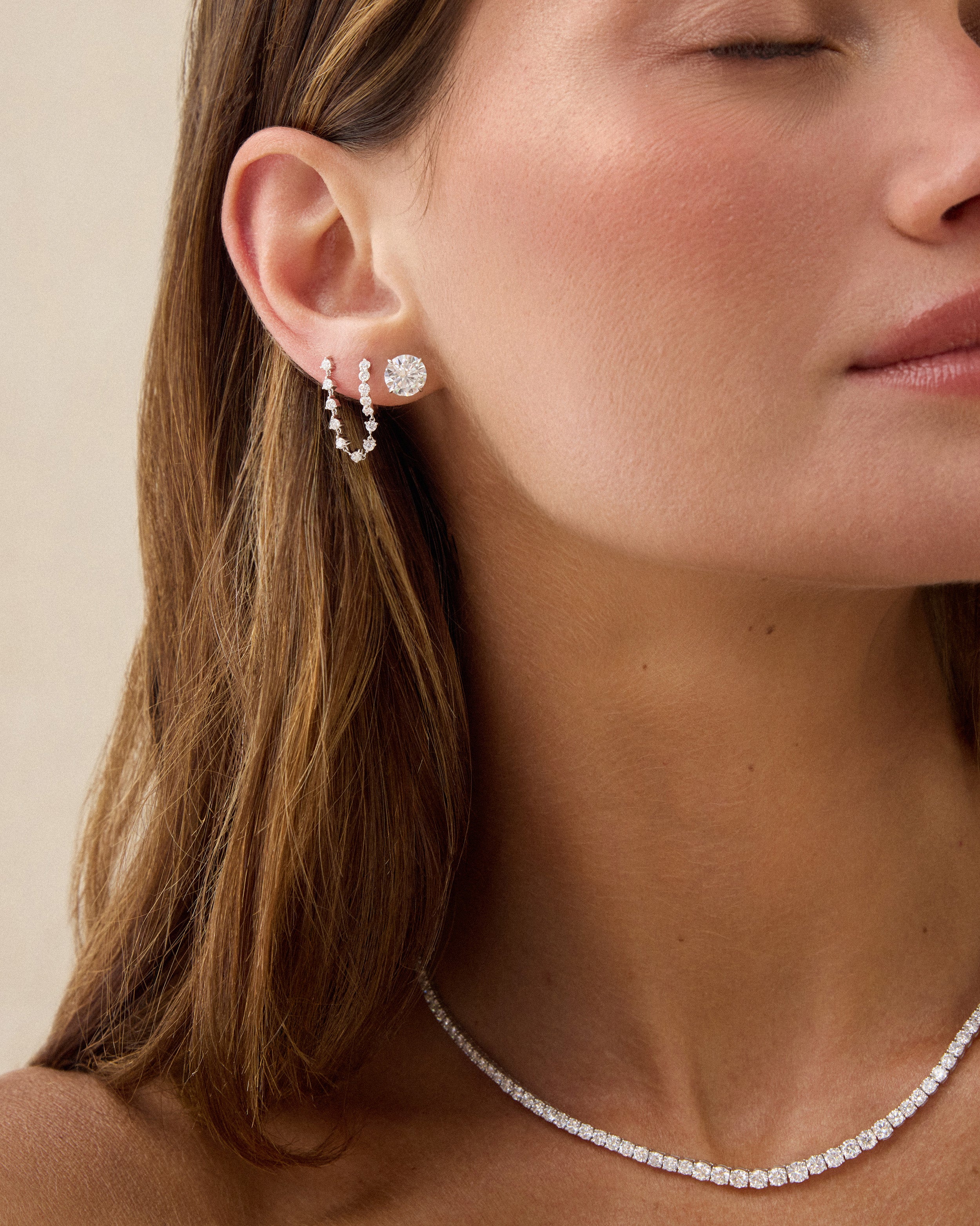 Diamond Monroe Riviera Necklace