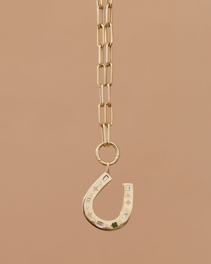 Jumbo Lucky Horseshoe Charm