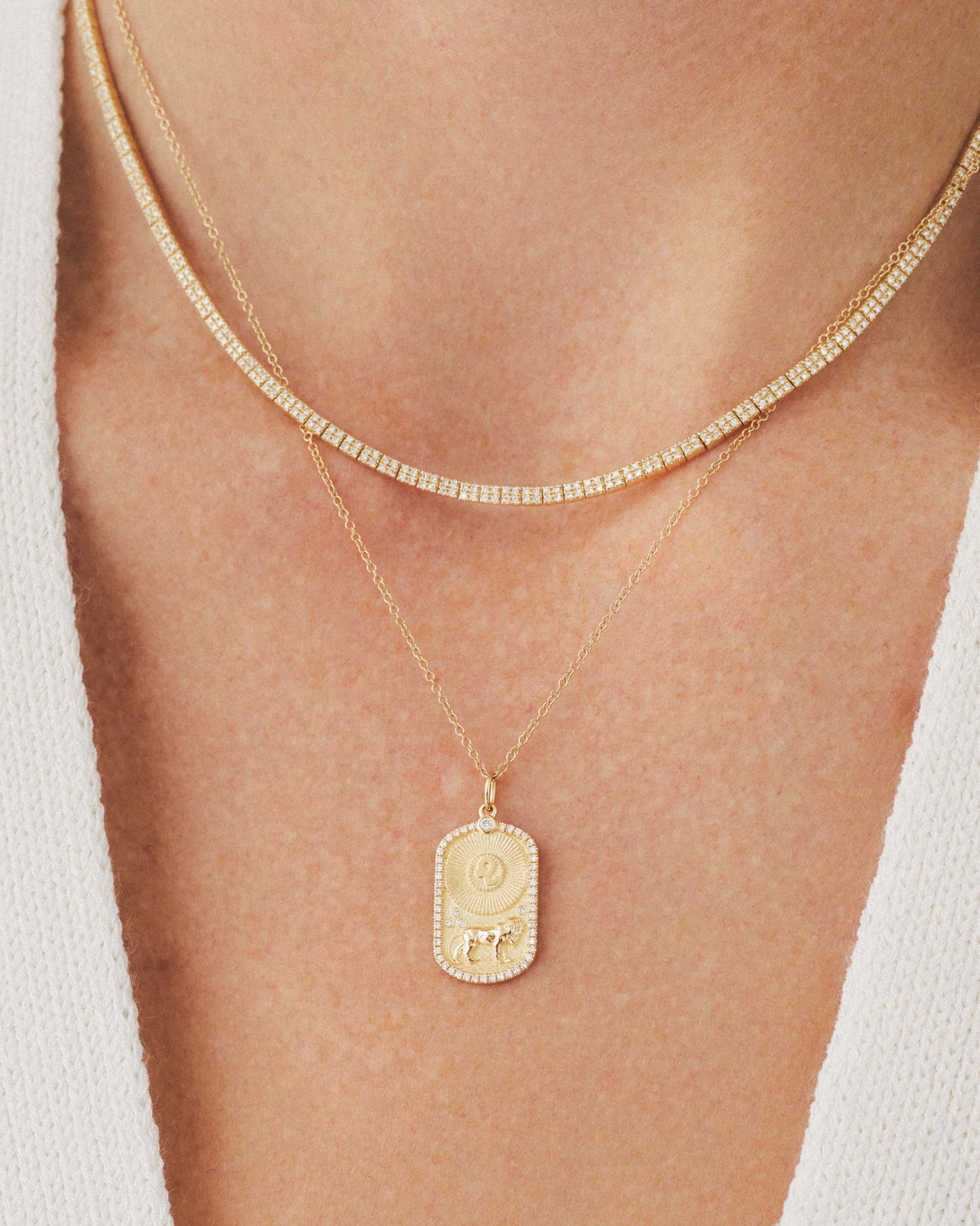 Diamond Zodiac Charm