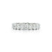 Oval Diamond Eternity Band with platinum setting