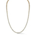 Diamond Tennis Necklace in yellow gold