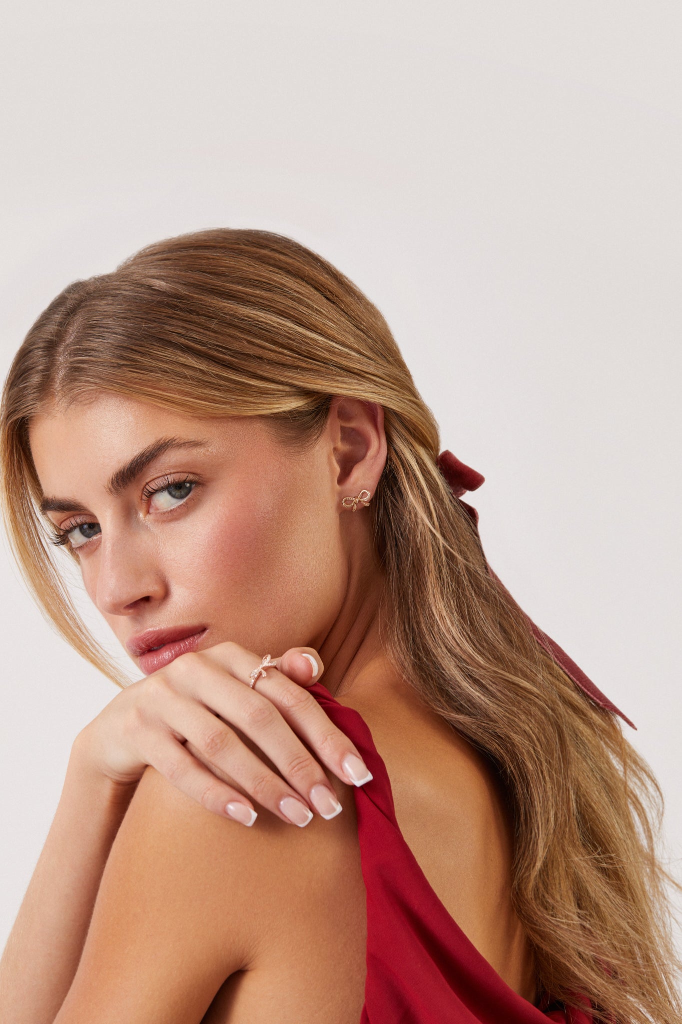 Diamond Bow Ring