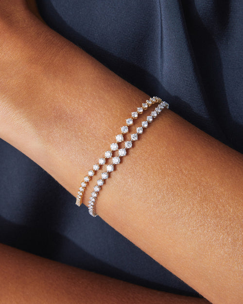 Graduated Diamond Eternity Bracelet