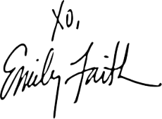 Emily of EF Collection's Signature