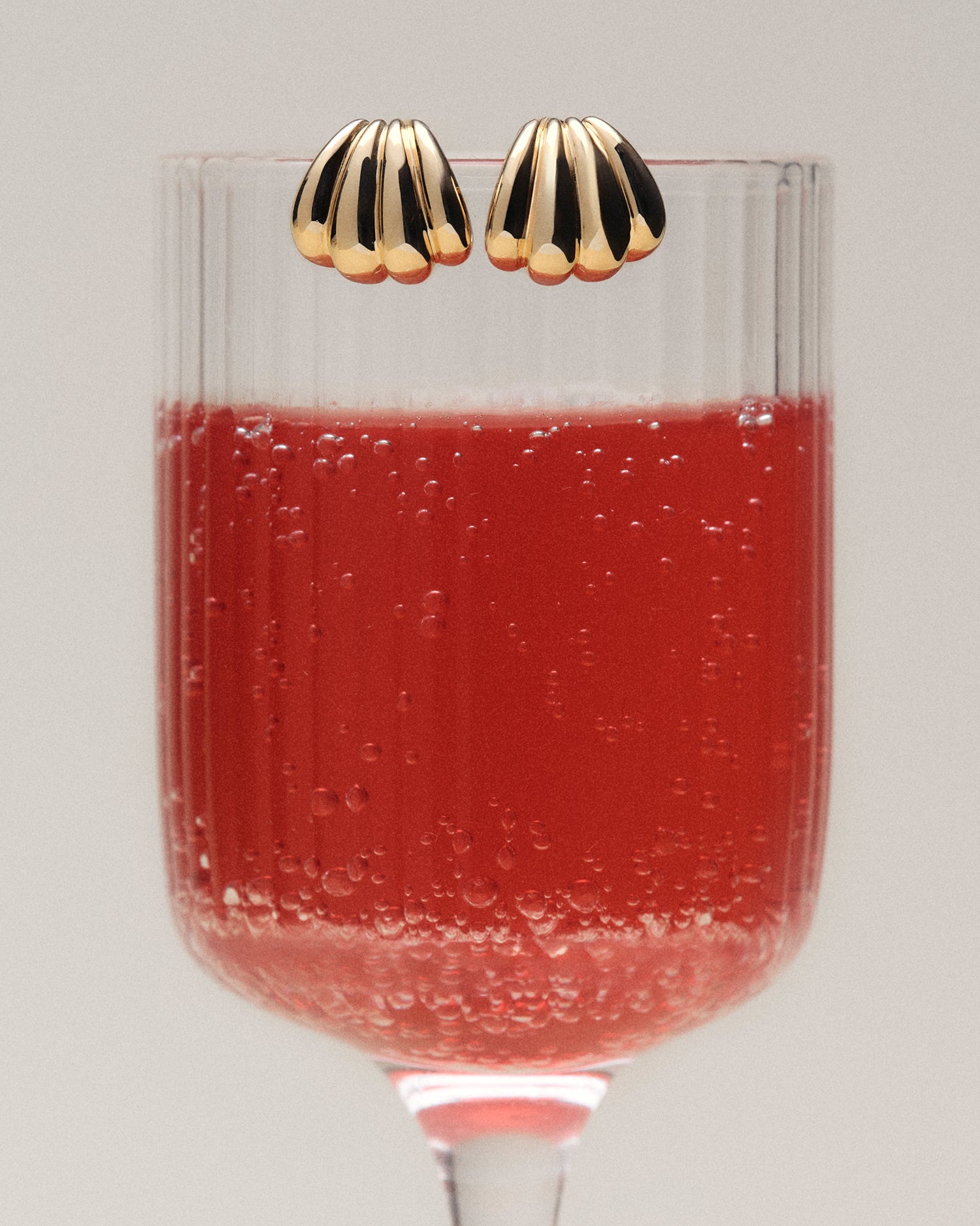 Gold Jumbo Multi Huggie Earrings
