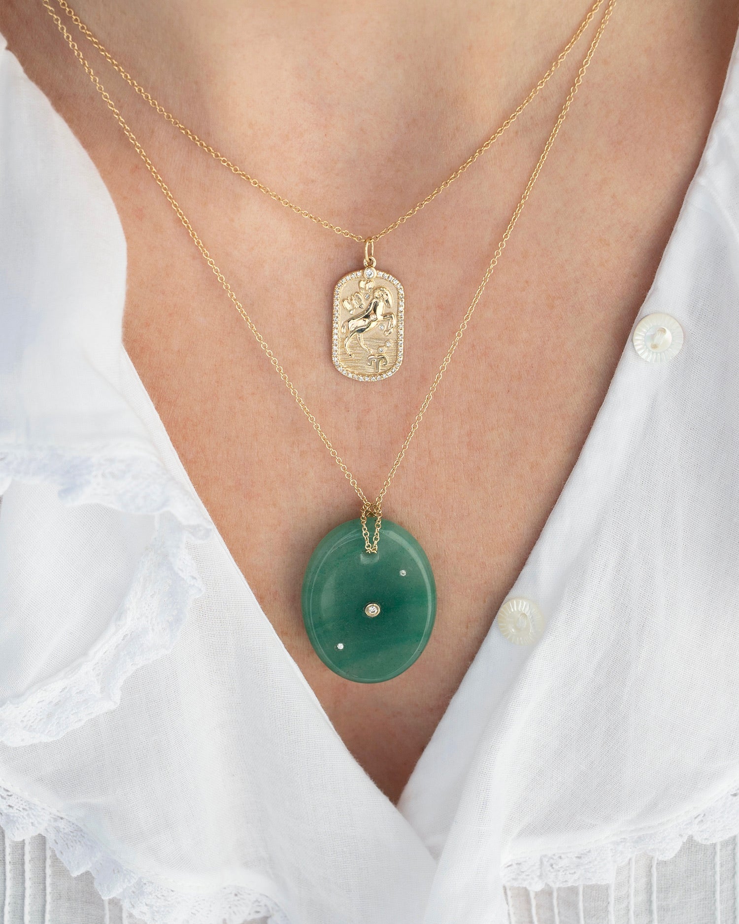 Green Aventurine Aura Necklace