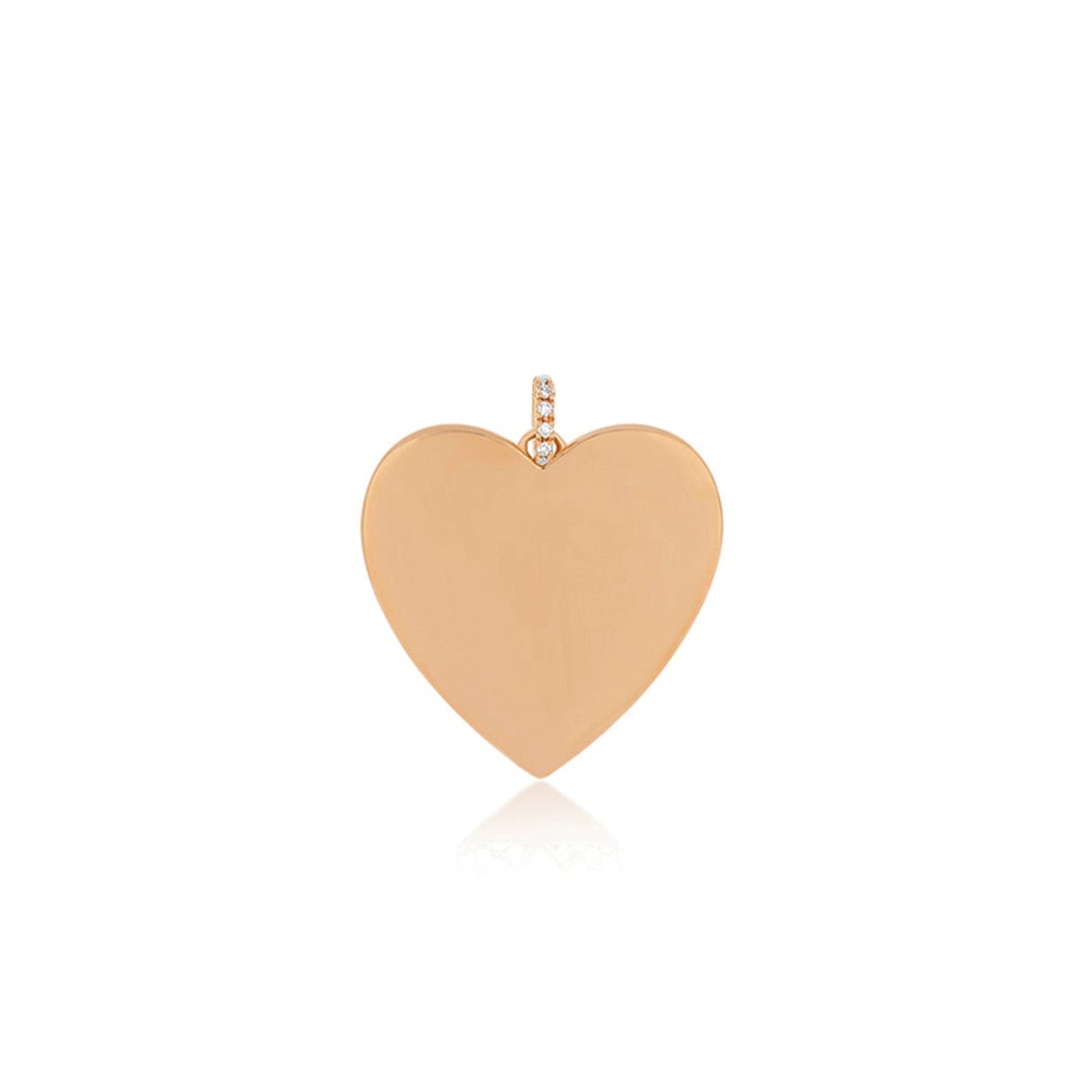 Gold Jumbo Heart Charm