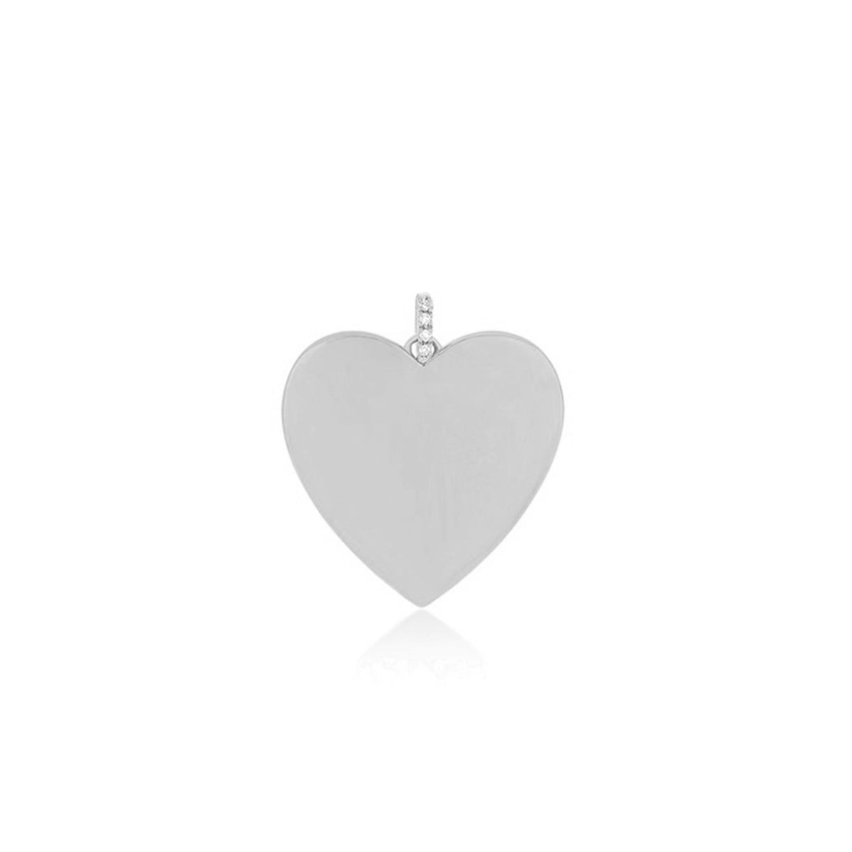 Gold Jumbo Heart Charm